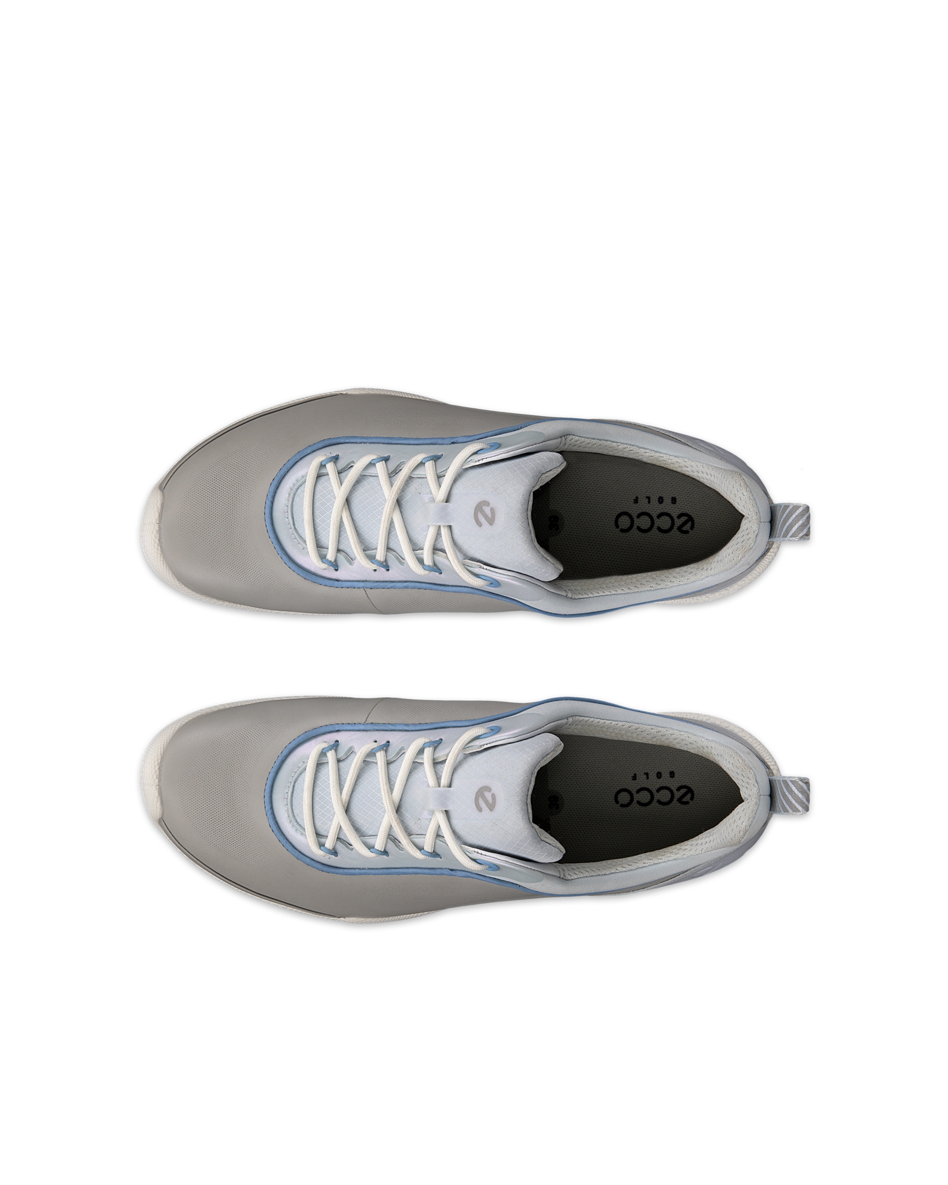 ECCO® Golf Biom Hybrid 1 BNY chaussure de golf en cuir pour femme - Gris - Top left pair