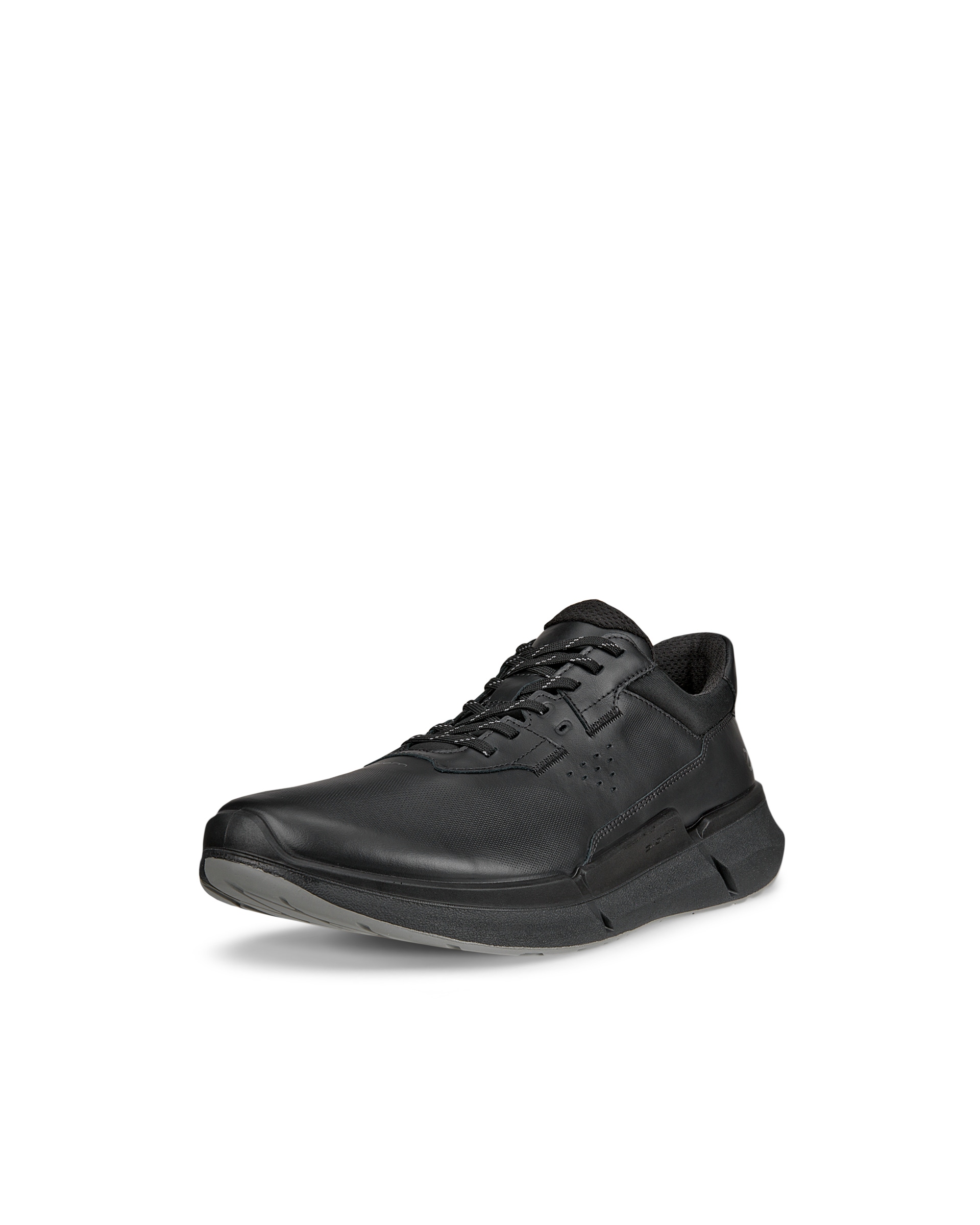 Men's ECCOยฎ Biom 2.2 Leather Sneaker - Black - Main