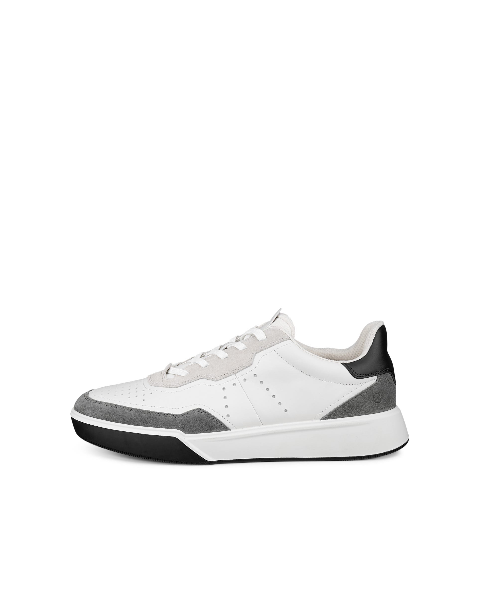 ECCO® STREET COURT Skinnsneaker herr - Vit - Outside