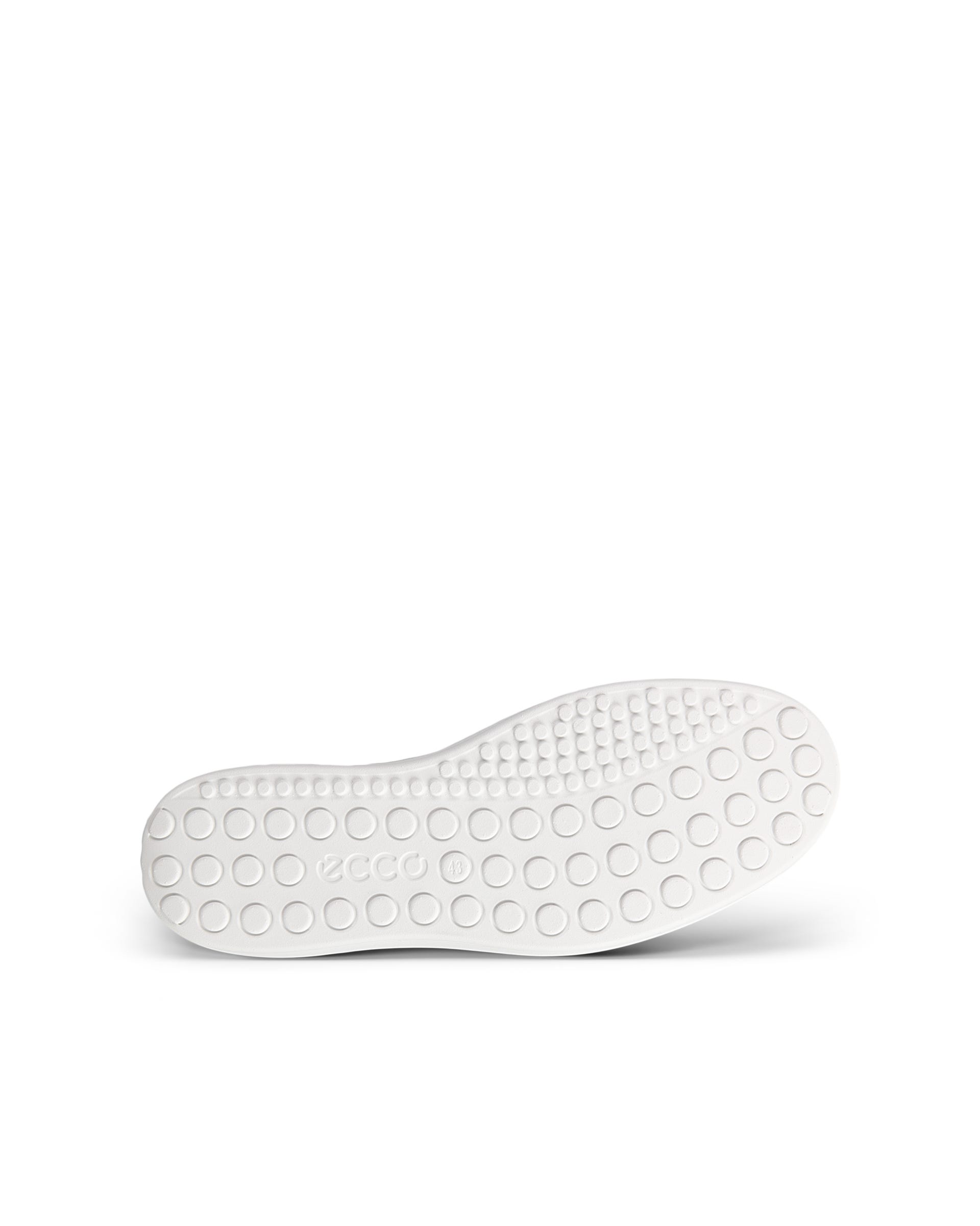 ECCO Soft 60 メンズ レザーハイカットスニーカー - ホワイト - Sole