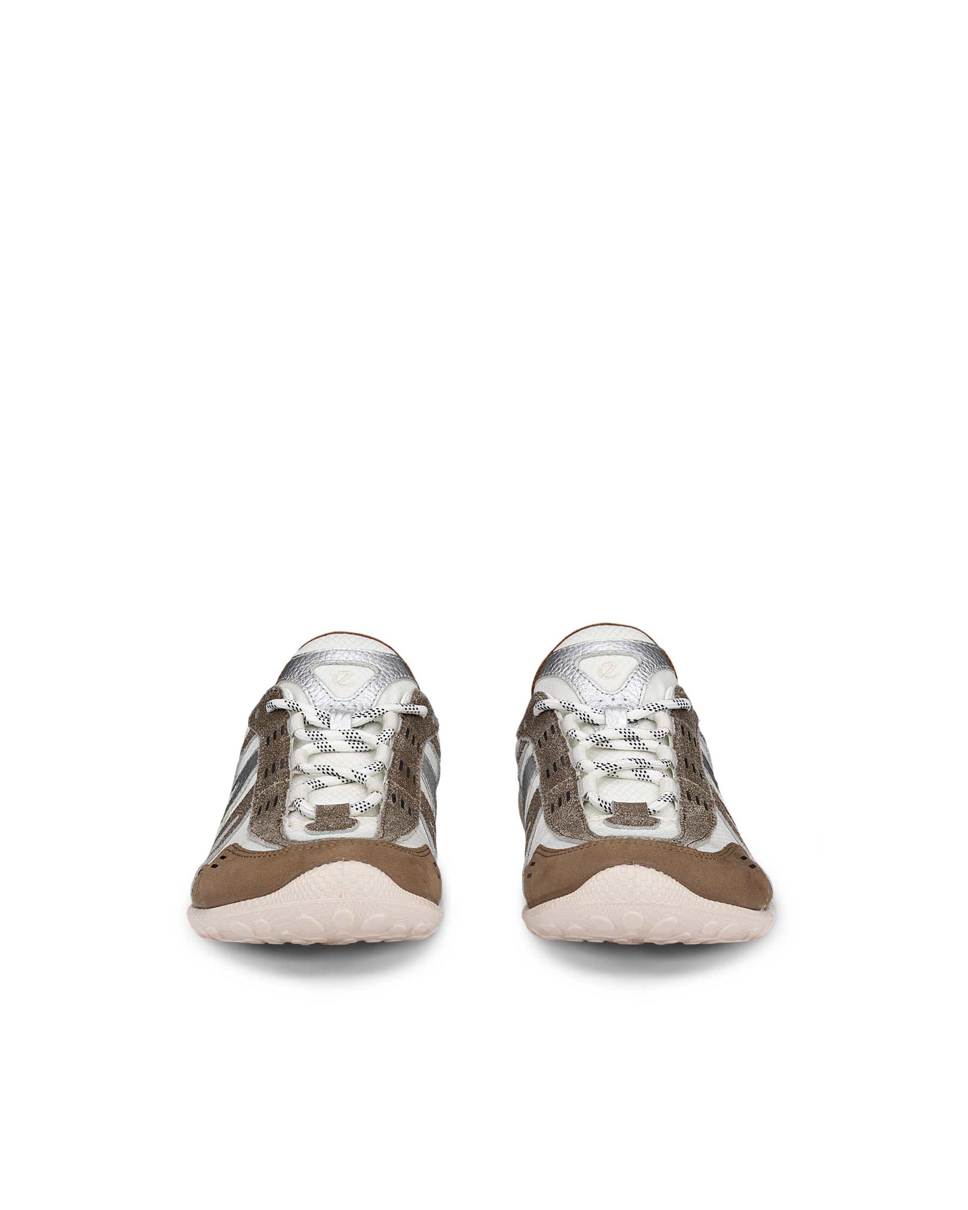 ECCO® BIOM Lite ženske tenisice od brušene kože za boravak na otvorenom - Smeđa - Front pair