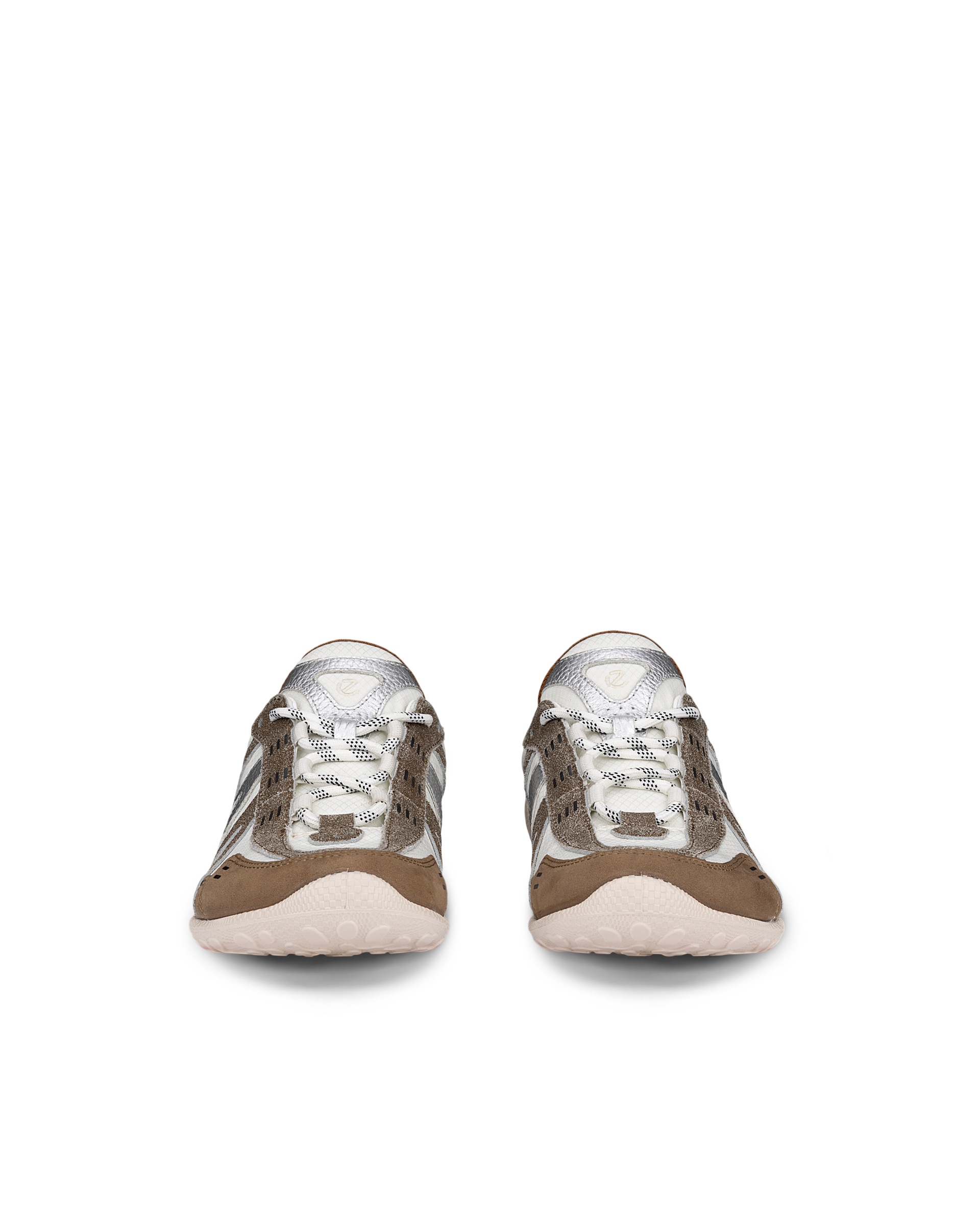 ECCO® BIOM Lite ženske tenisice od brušene kože za boravak na otvorenom - Smeđa - Front pair
