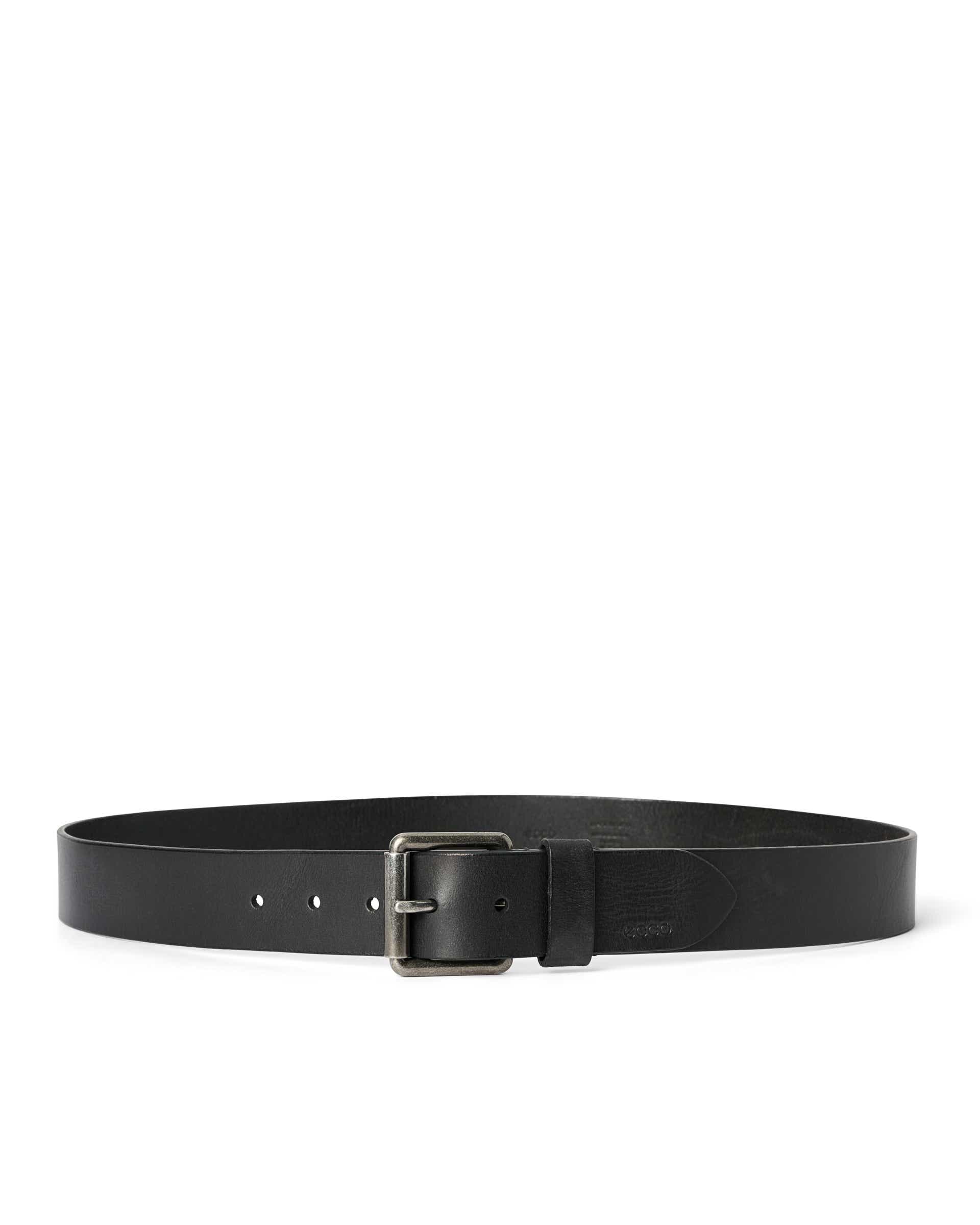 ECCO® Belts Jeans Leather Belt - Black - Main