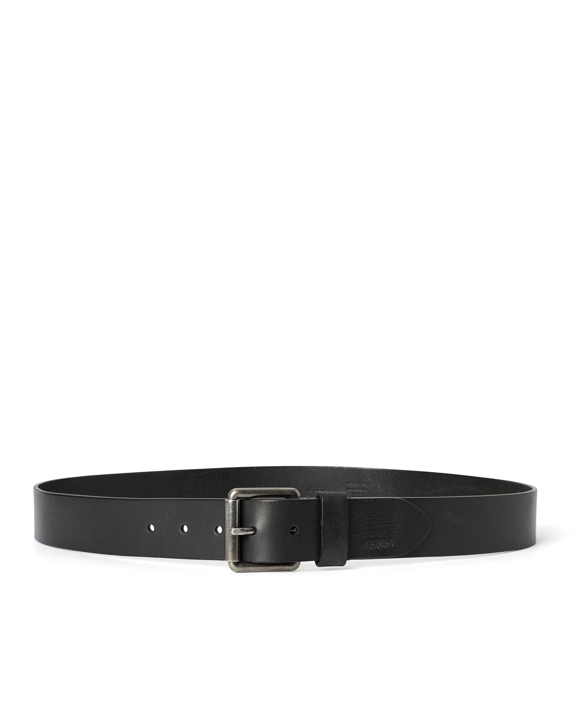 ECCO® Belts Jeans Leather Belt - Black - Main