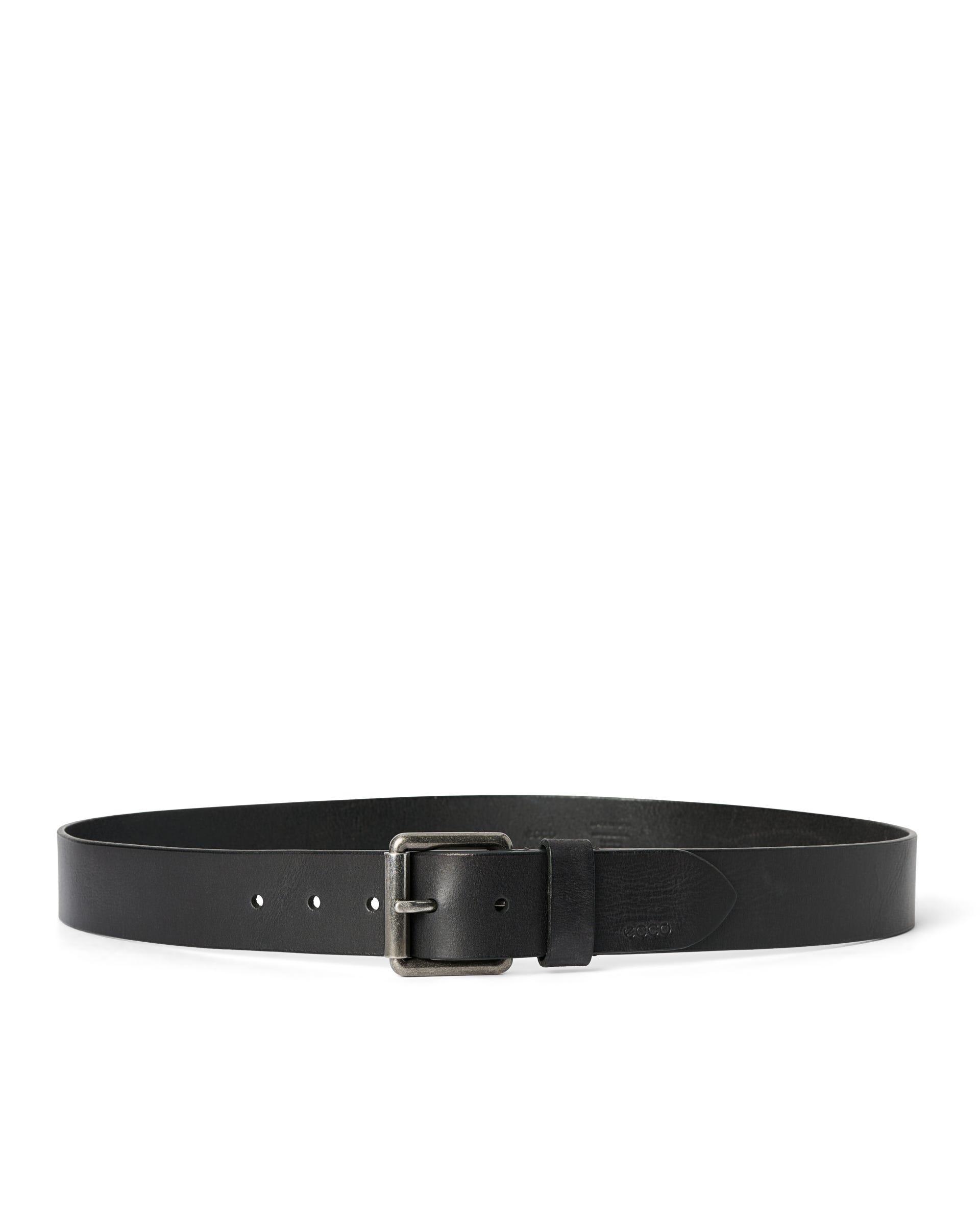 ECCO® Belts Jeans Leather Belt - Black - Main