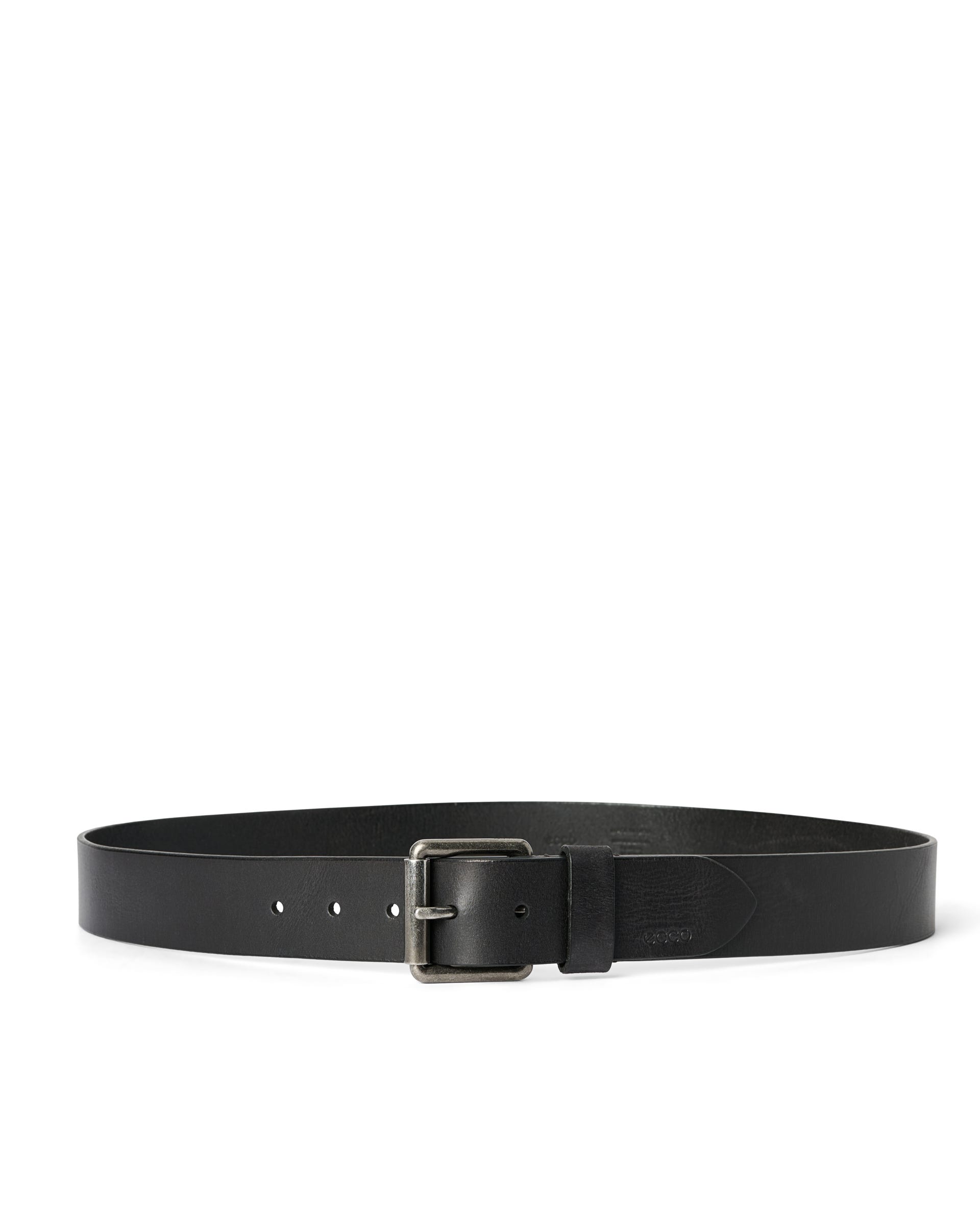ECCO® Belts Jeans Leather Belt - Black - Main