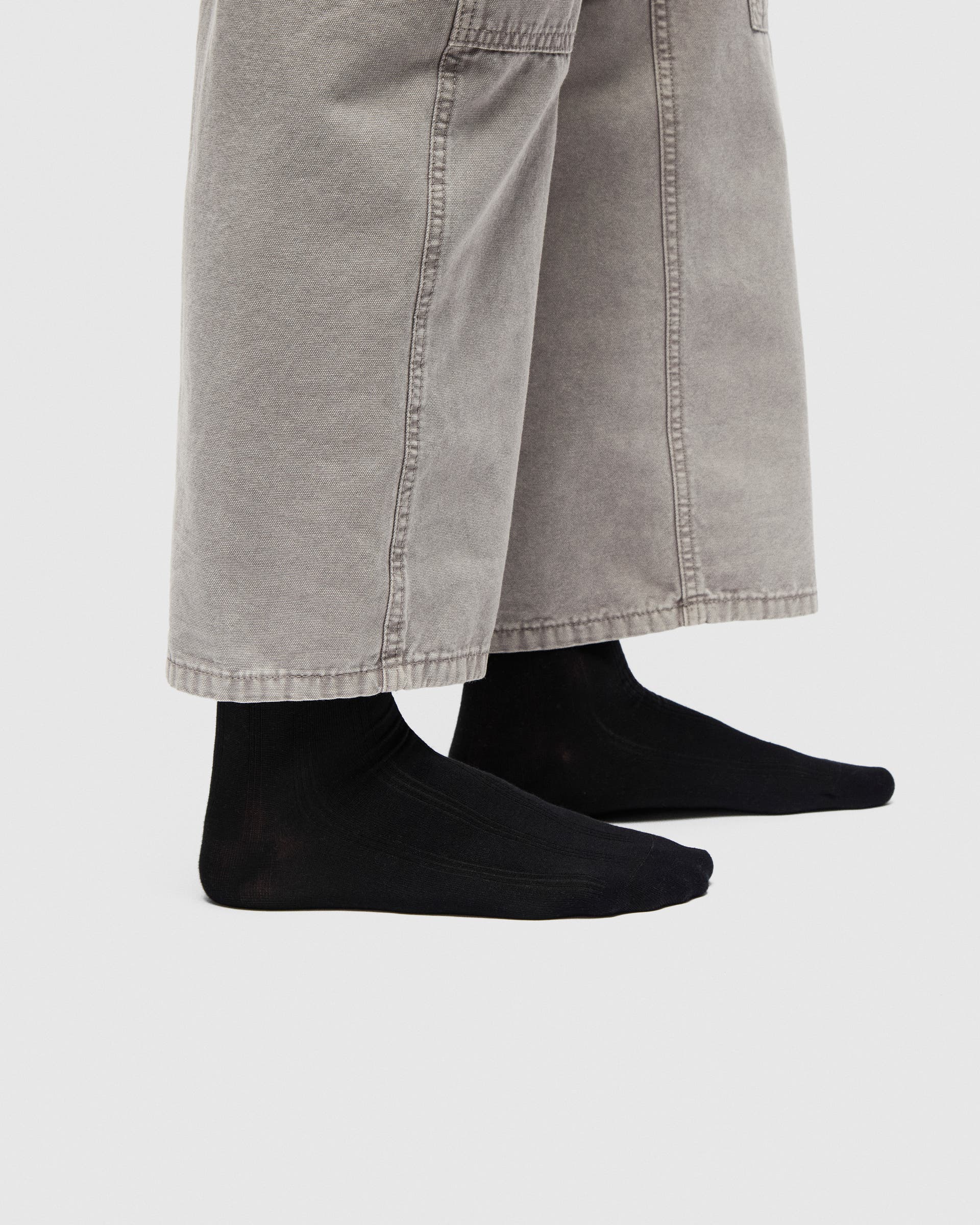 Unisex ECCO® Tech Travel Sock - Black - Lifestyle image-1