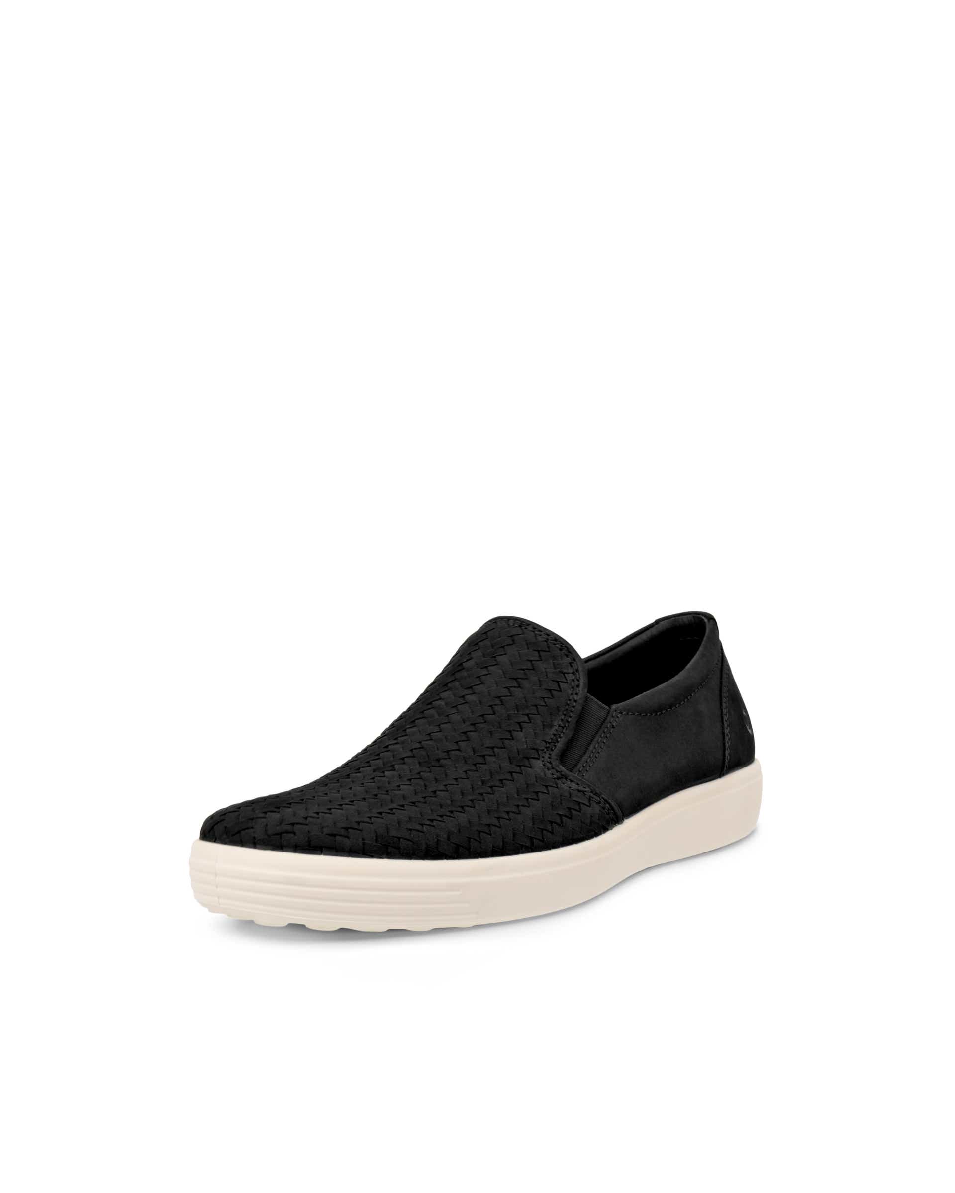 ECCO® Soft 7 Herren Nubuk-Slipper - Schwarz - Main