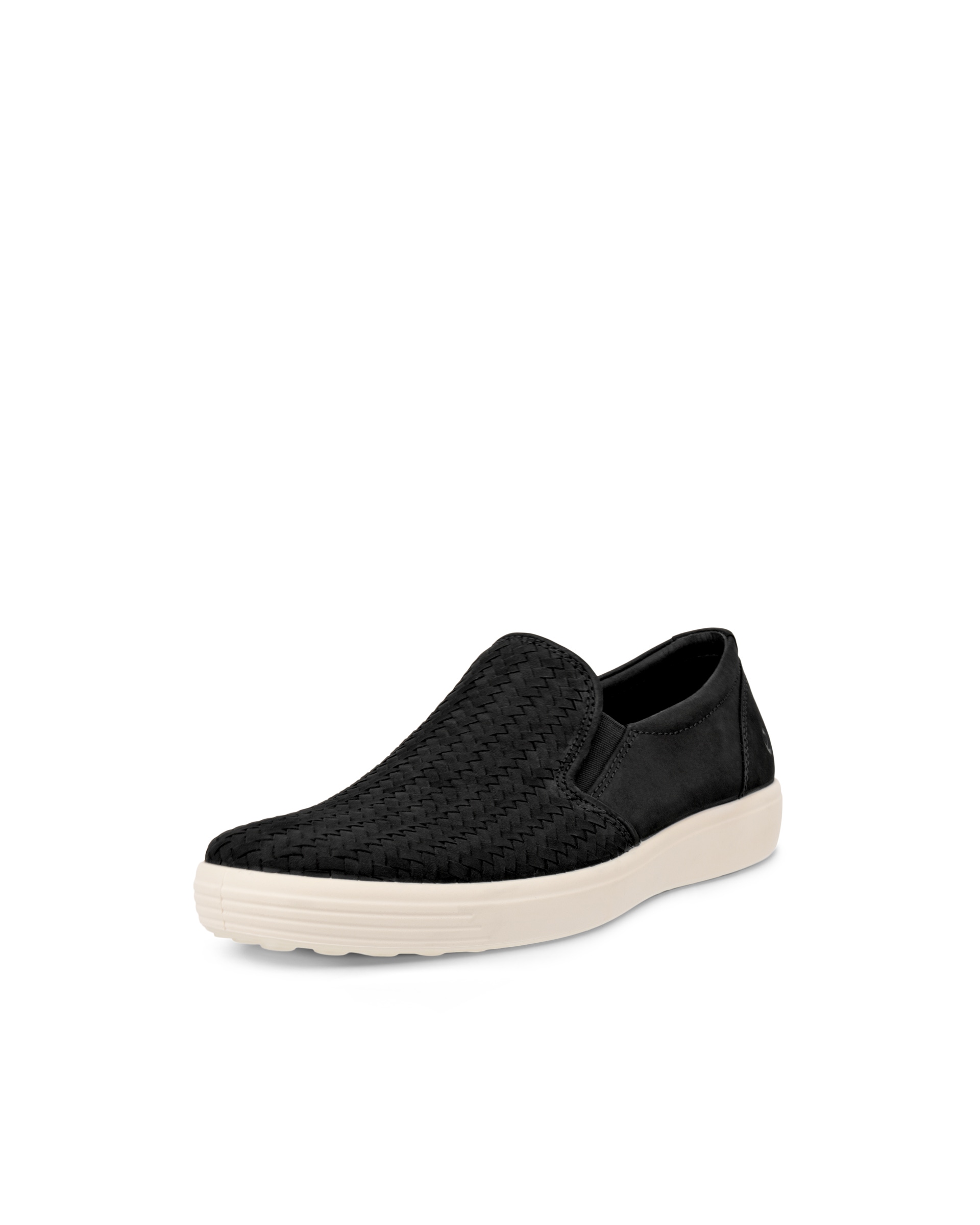 ECCO® Soft 7 Herren Nubuk-Slipper - Schwarz - Main
