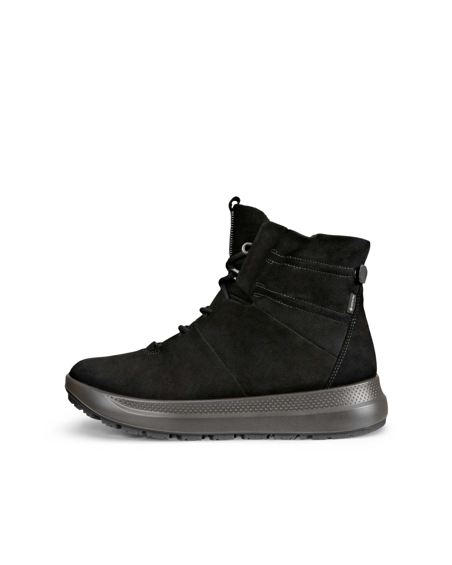 ECCO® Solice Damen Wanderschuh aus Nubukleder mit Gore-Tex - Schwarz - Outside