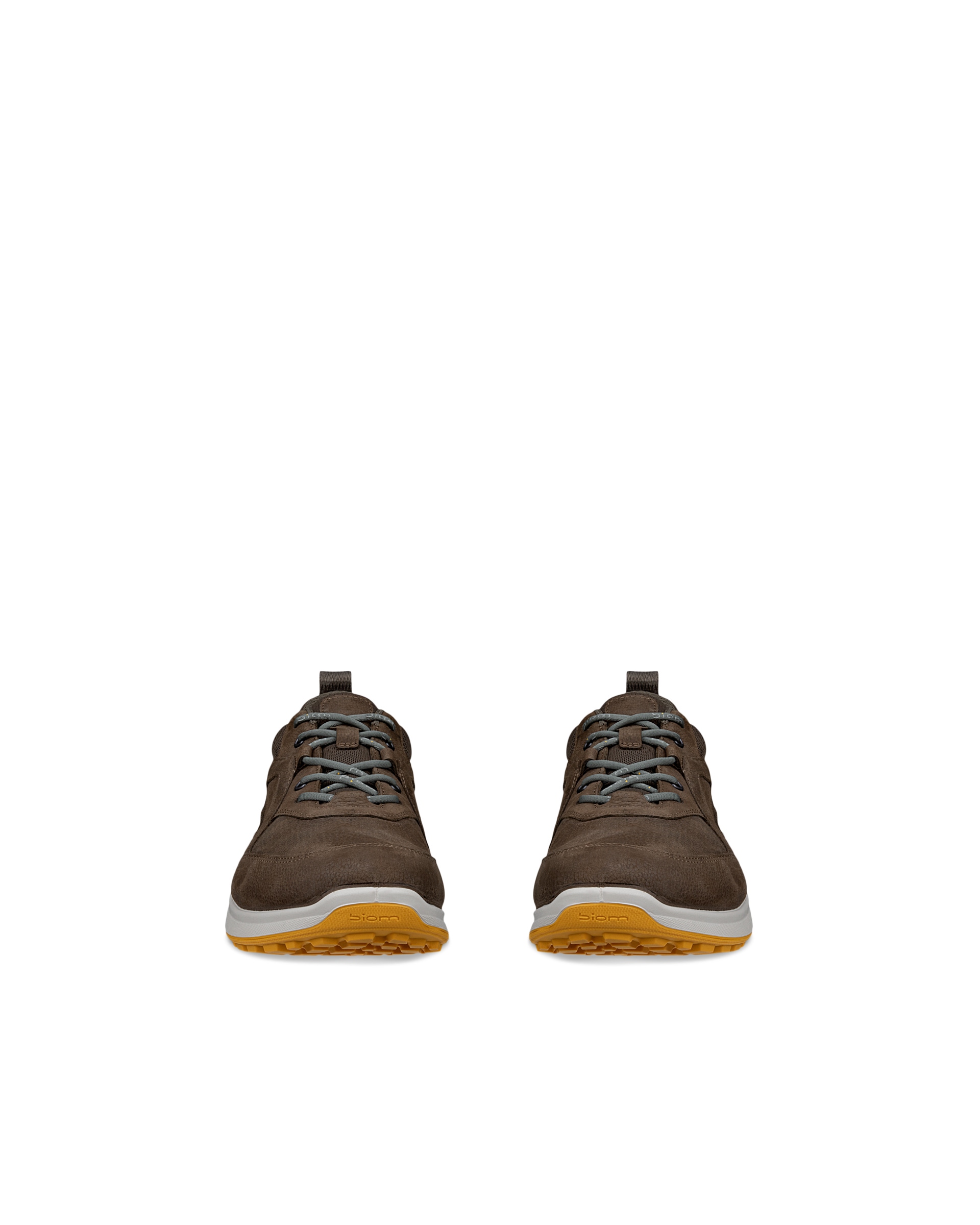 ECCO® BIOM ENERGI baskets en nubuck pour homme - Brun - Front pair