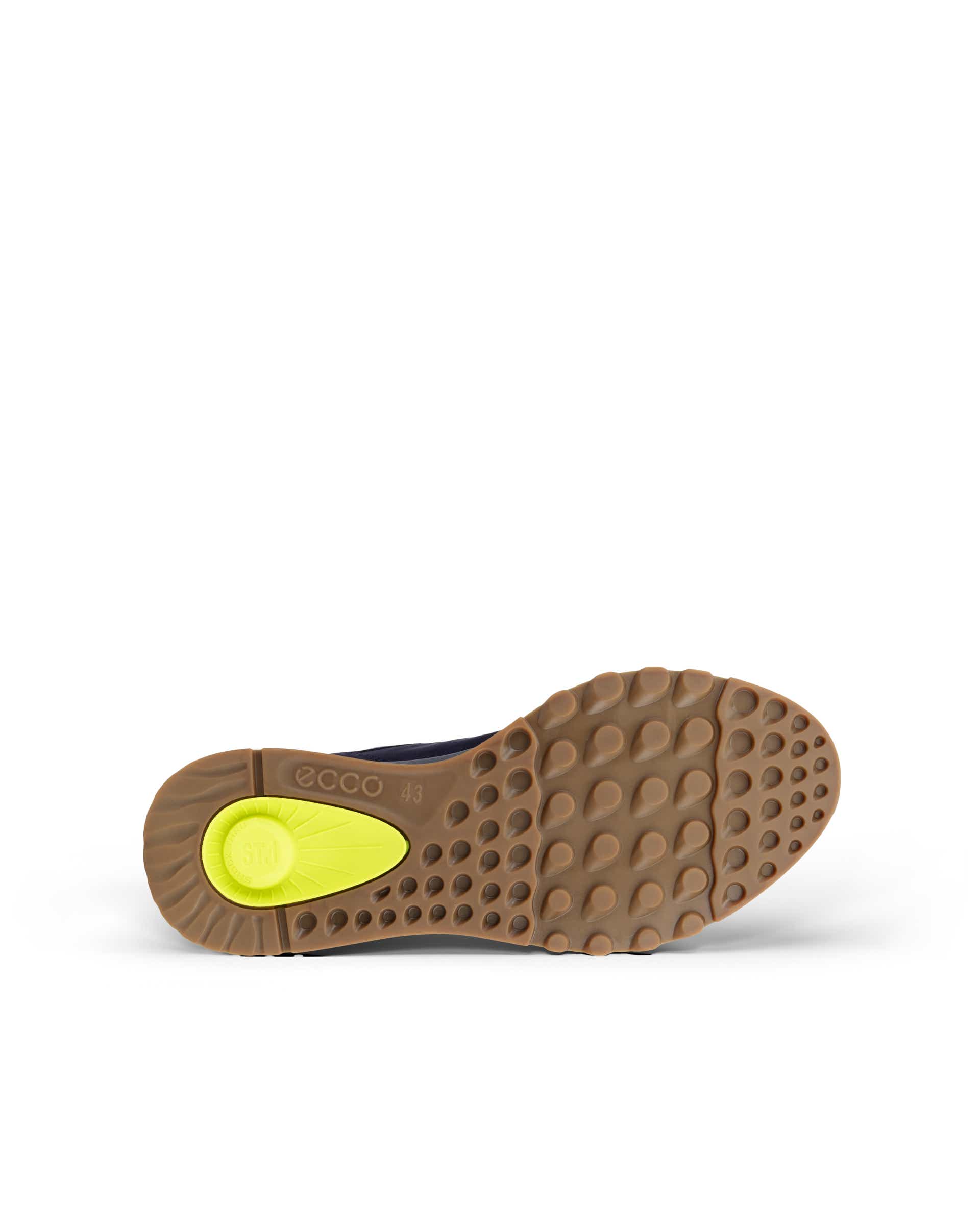 Pánské nubukové outdoorové Gore-Tex tenisky ECCO® Exostride - Modrá - Sole