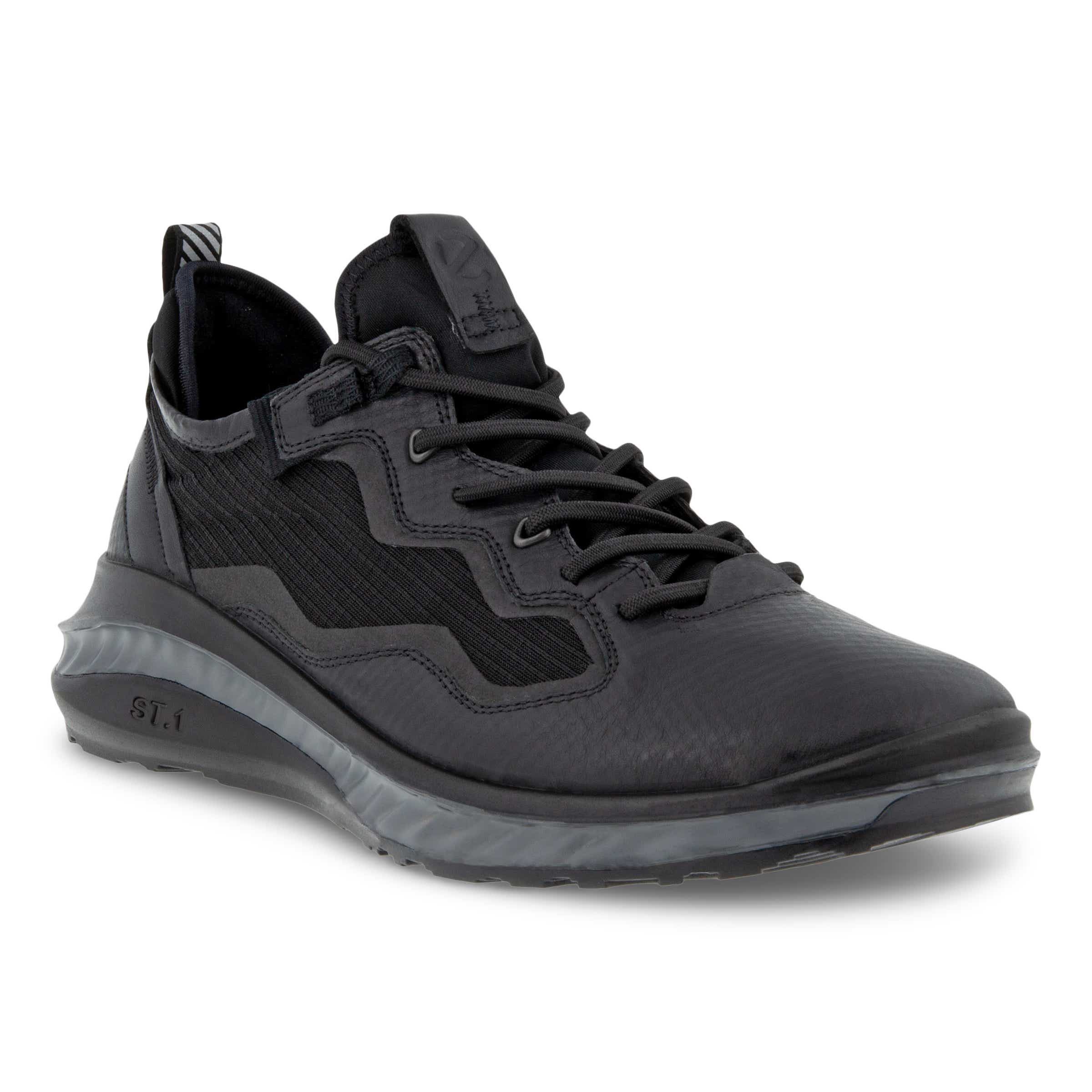 ECCO ST.360 メンズ レザースニーカー - ブラック - Main