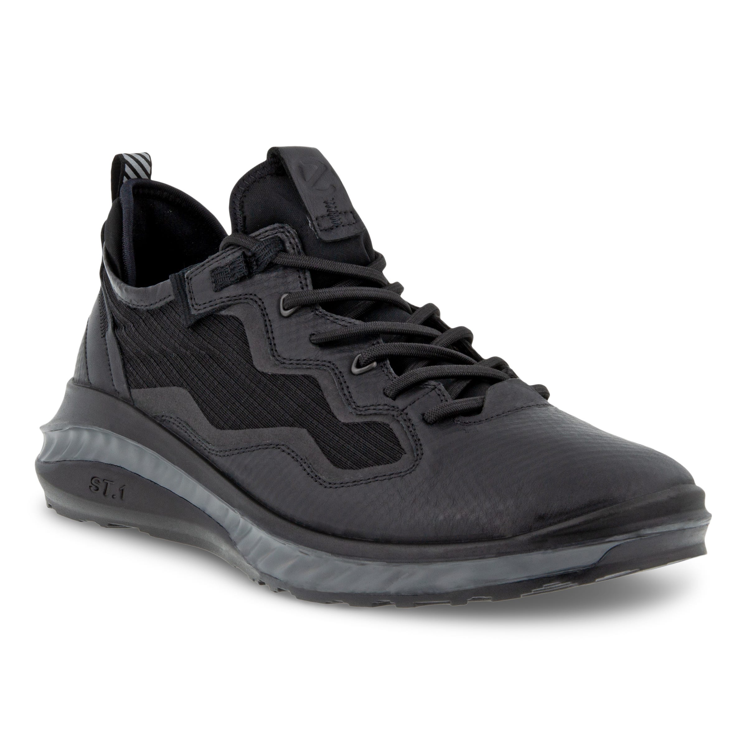 ECCO ST.360 メンズ レザースニーカー - ブラック - Main