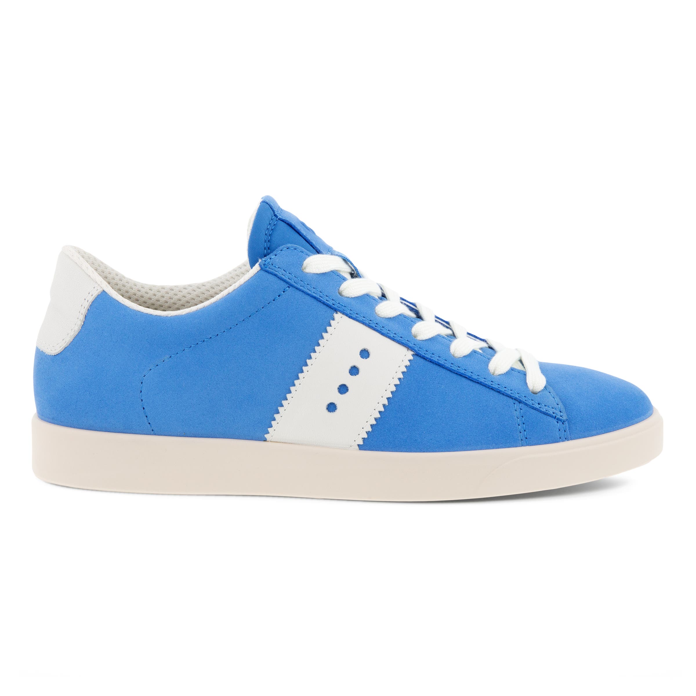 Women's ECCO® Street Lite Leather Sneaker - White - Outside