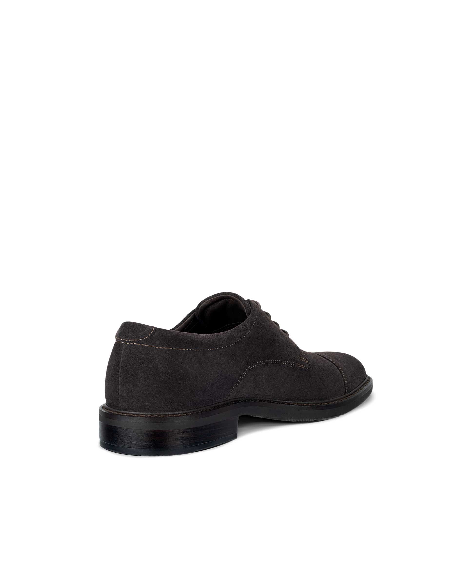 ECCO® METROPOLE PRAGUE Herren Derbyschuh aus Veloursleder - Braun - Back