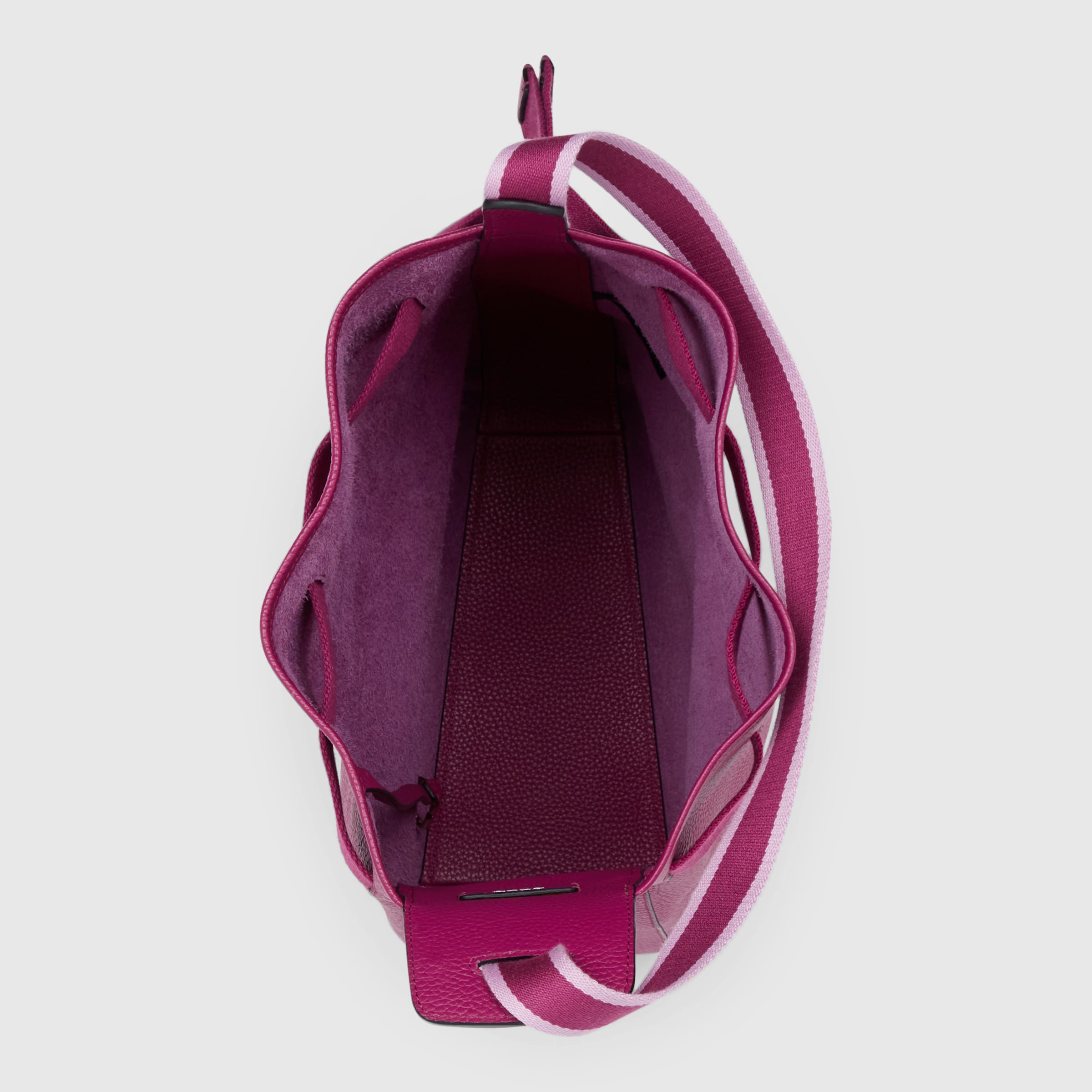 ECCO® Sail Leather Compact Shoulder Bag - Purple - Birdeye