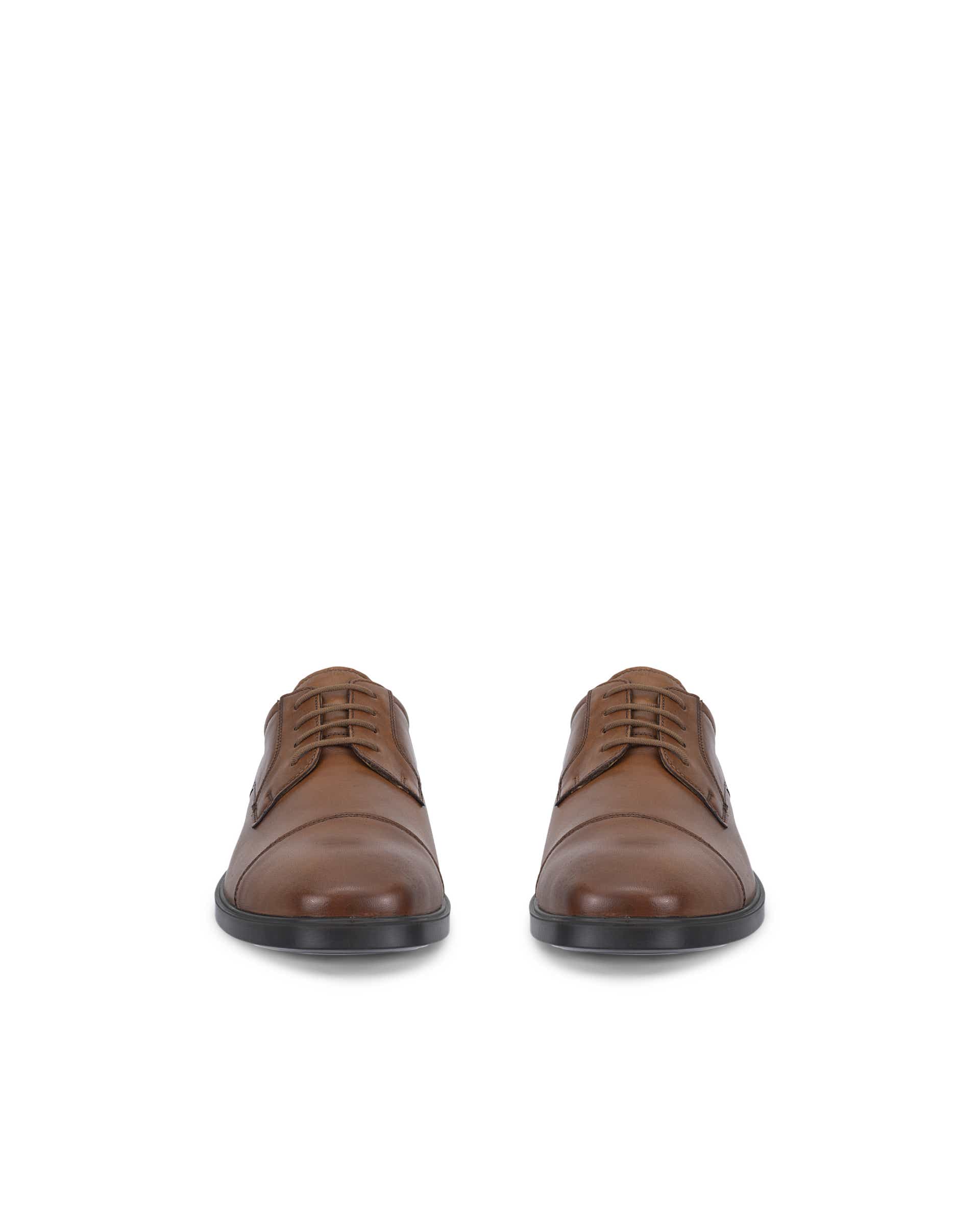 ECCO METROPOLE MILAN Men メンズ レザーダービーシューズ - ブラウン - Front pair