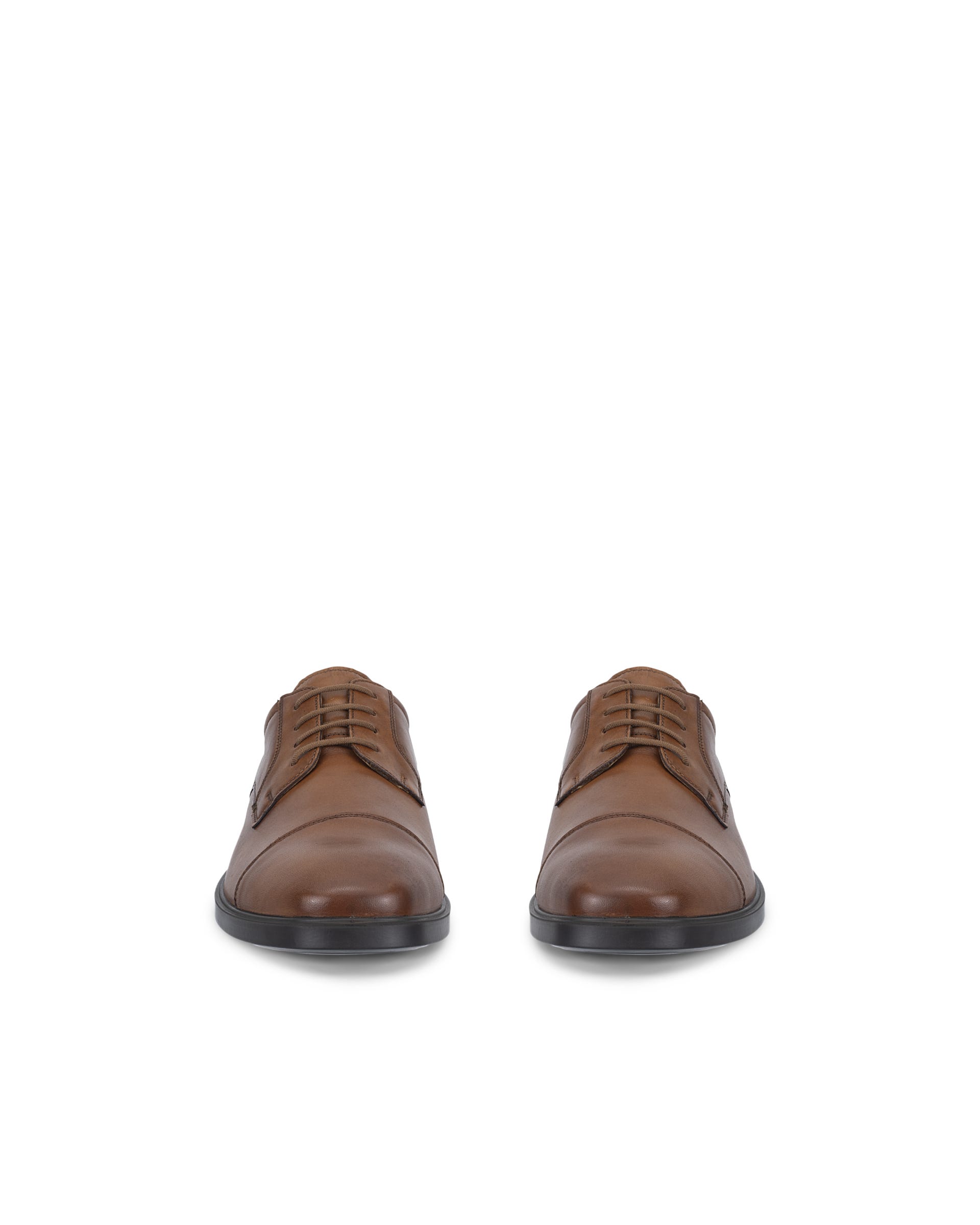 ECCO METROPOLE MILAN Men メンズ レザーダービーシューズ - ブラウン - Front pair