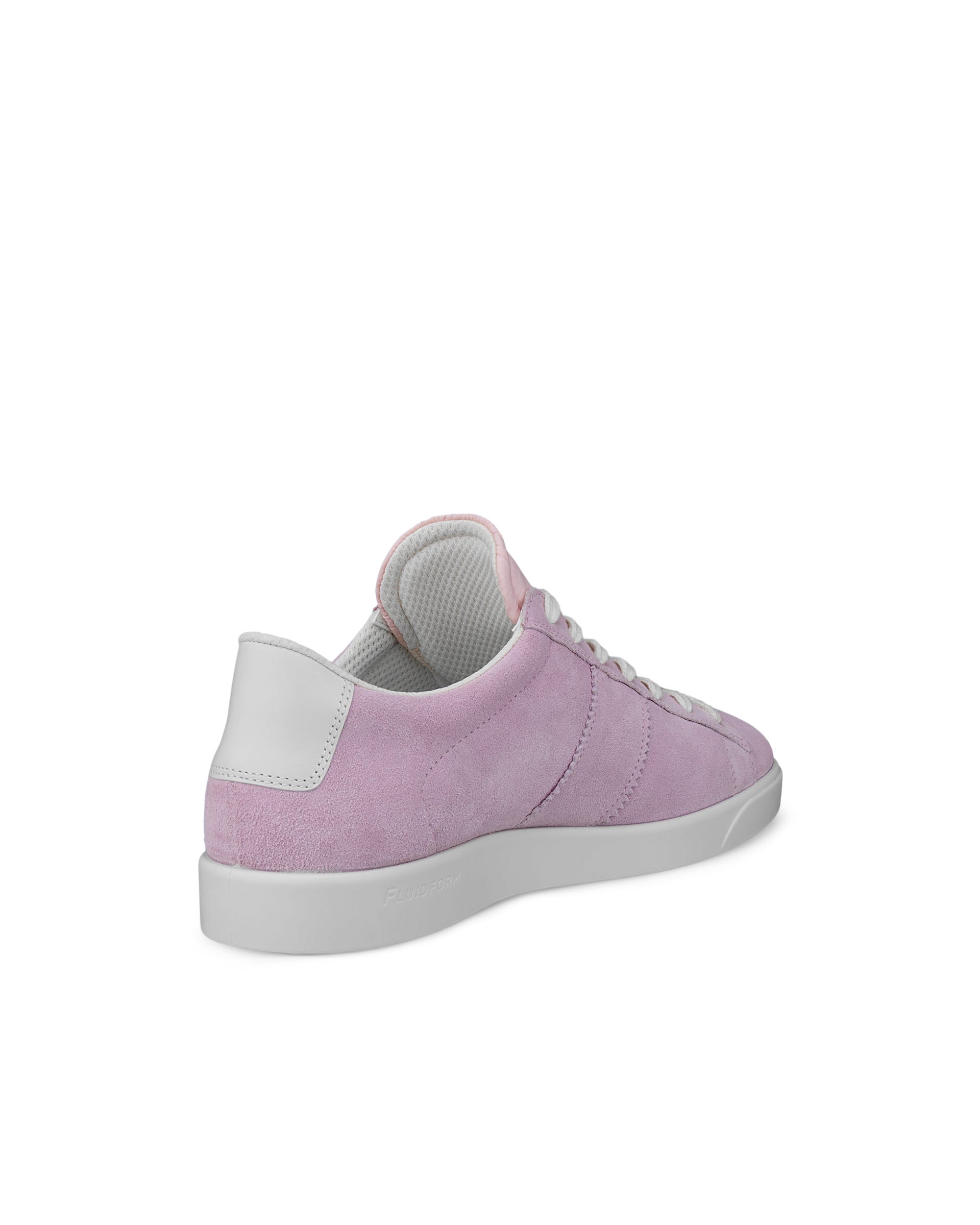 Women's ECCO® Street Lite Suede Sneaker - Pink - Back