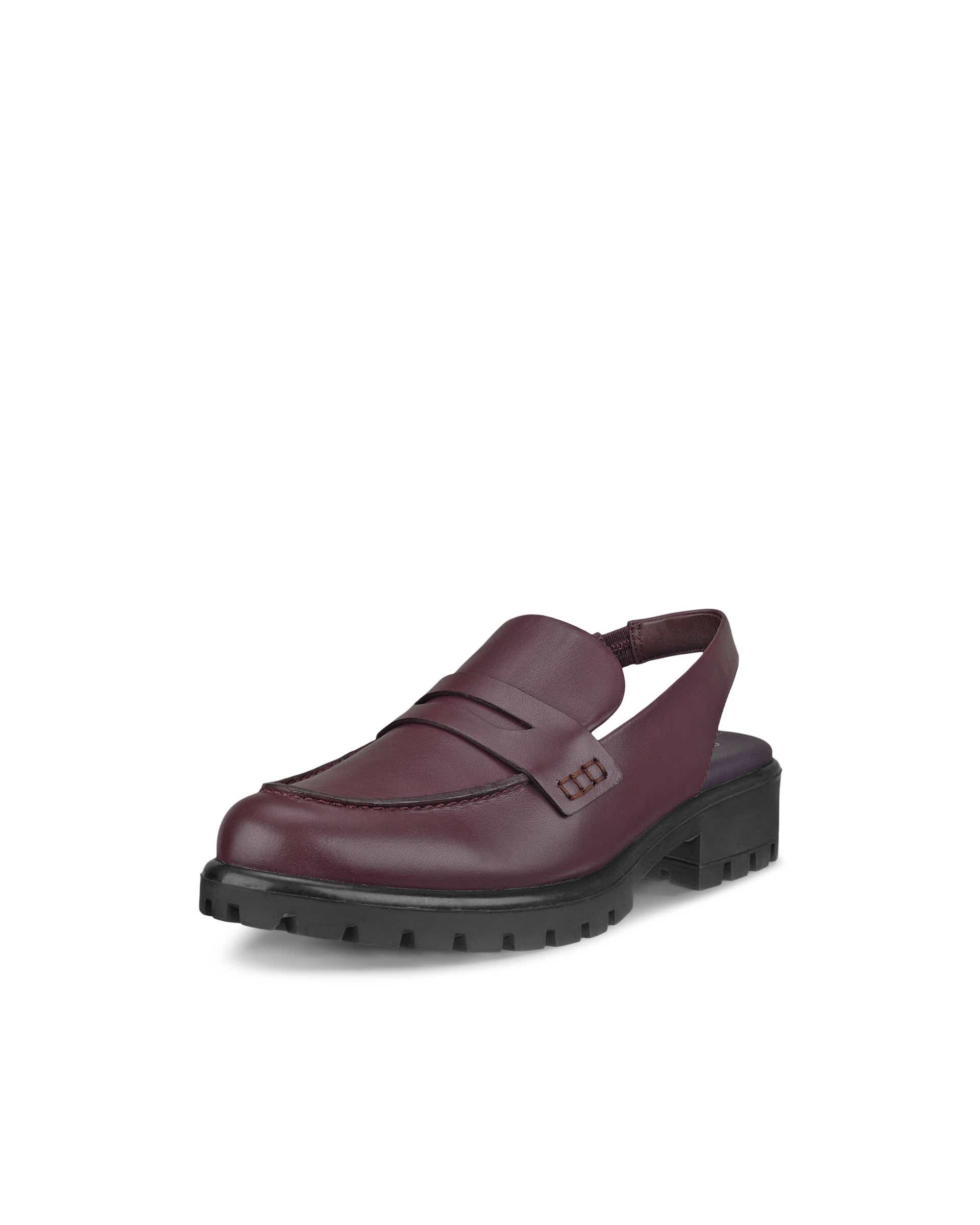 Women's ECCO® Modtray Leather Slingback - Red - Main