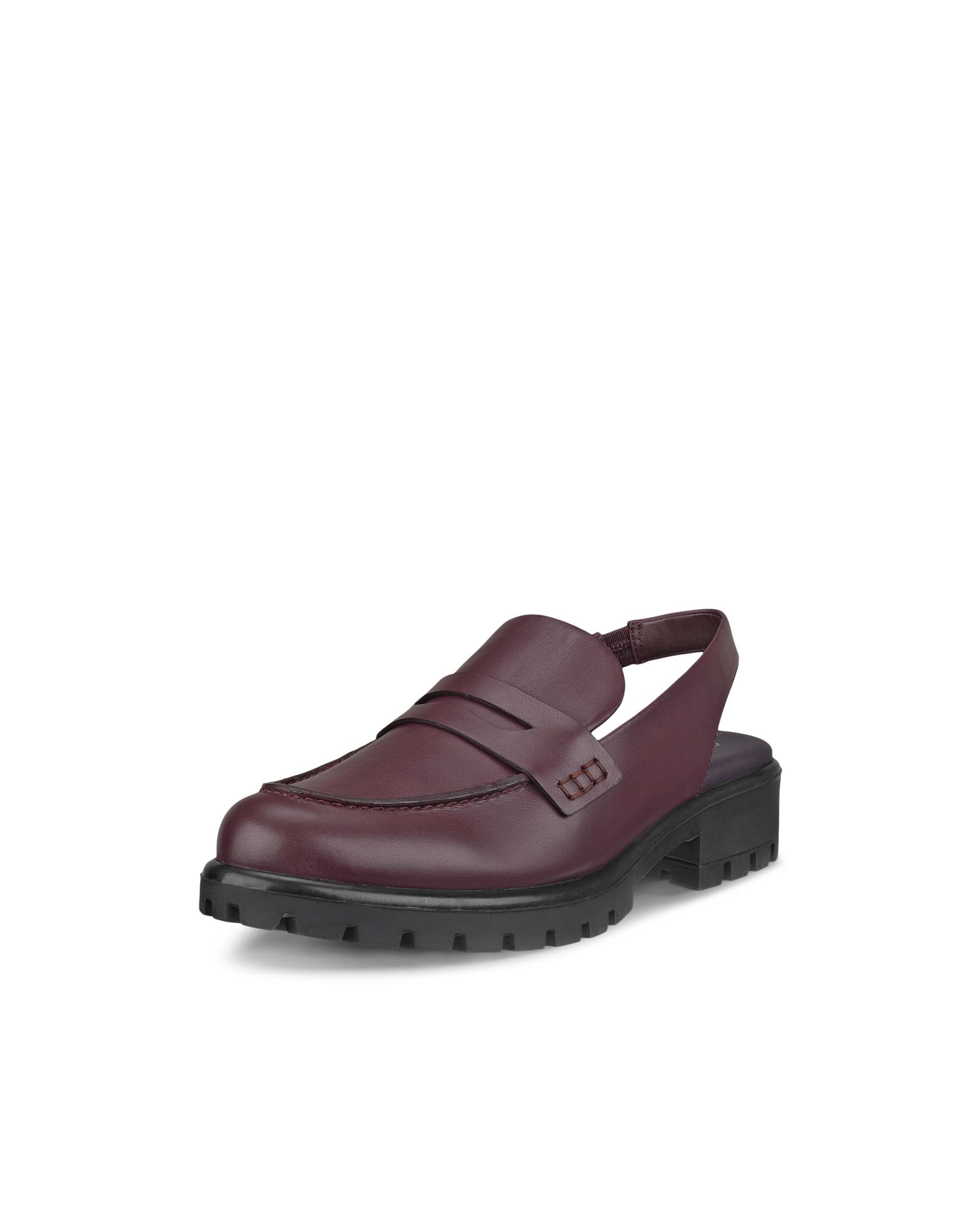 Women's ECCO® Modtray Leather Slingback - Red - Main