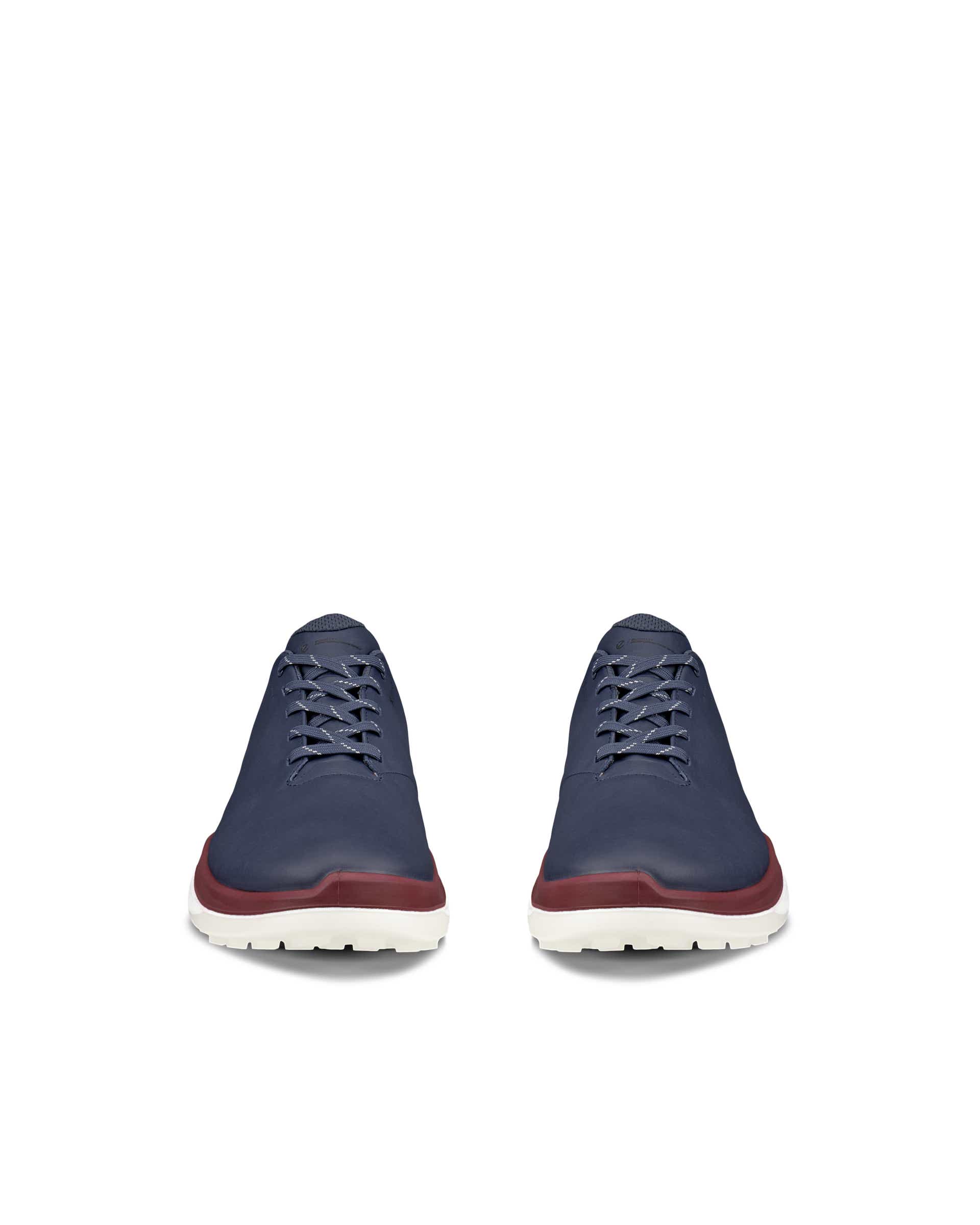ECCO Golf LT1 メンズ レザーウォータープルーフゴルフシューズ - ブルー - Front pair
