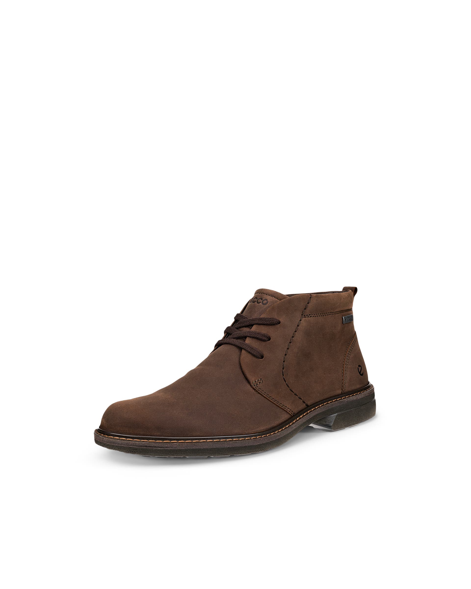 Men's ECCO® Turn Nubuck Gore-Tex Ankle Boot - Brown - Main