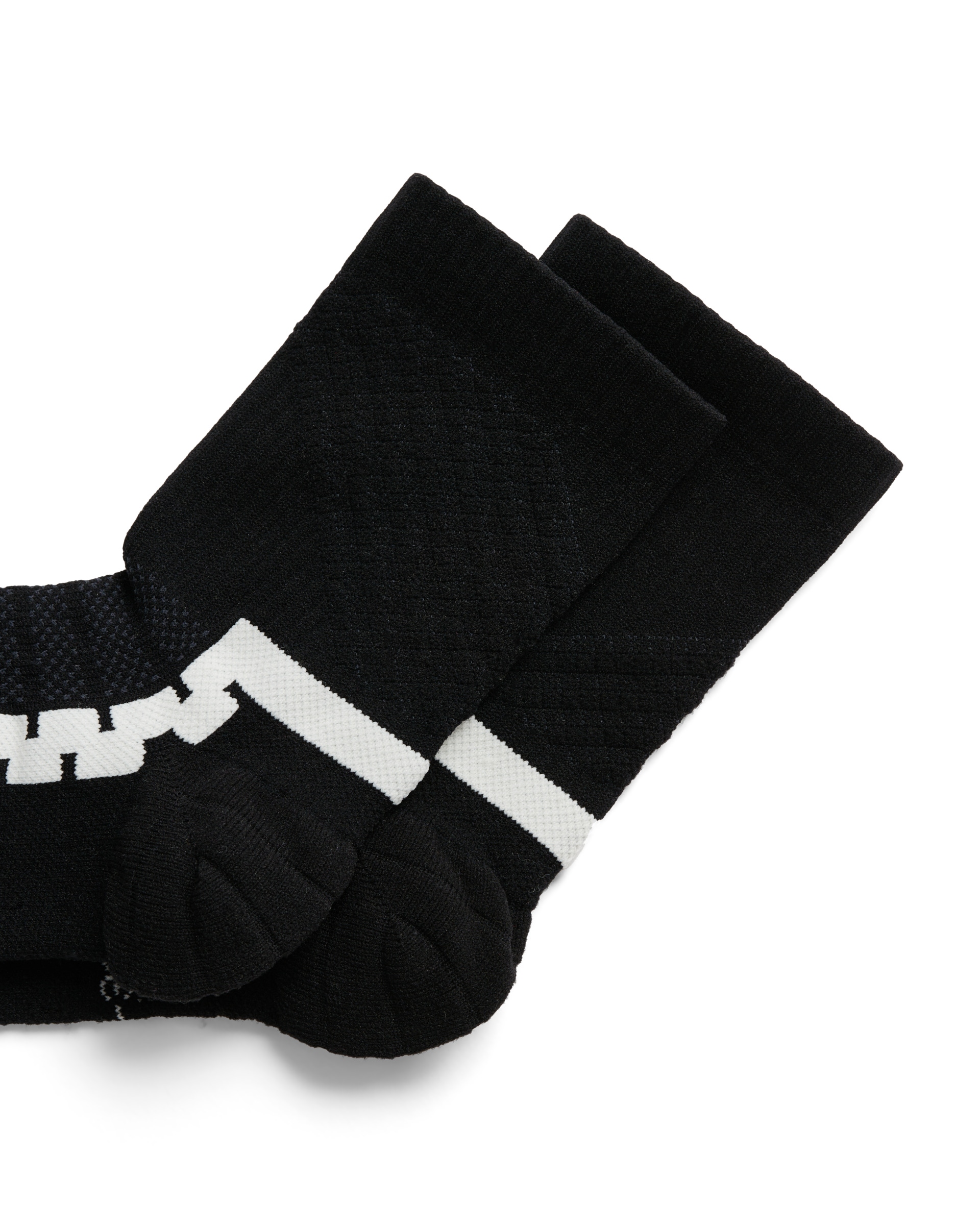 ECCO® Unisex mid-cut sokken - Zwart - Detail-1