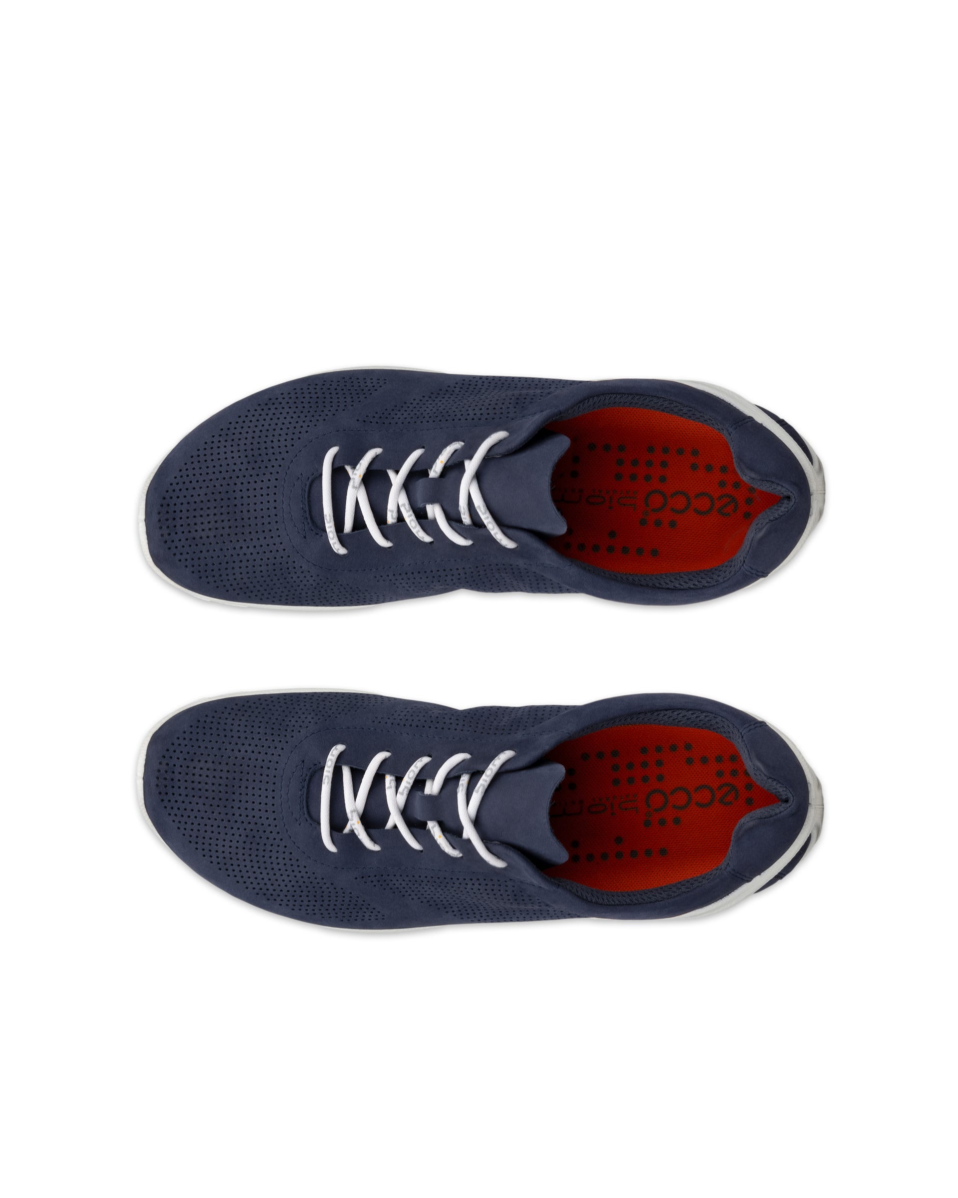 Męskie nubukowe sneakersy ECCO® BIOM LITE - Niebieski - Top left pair