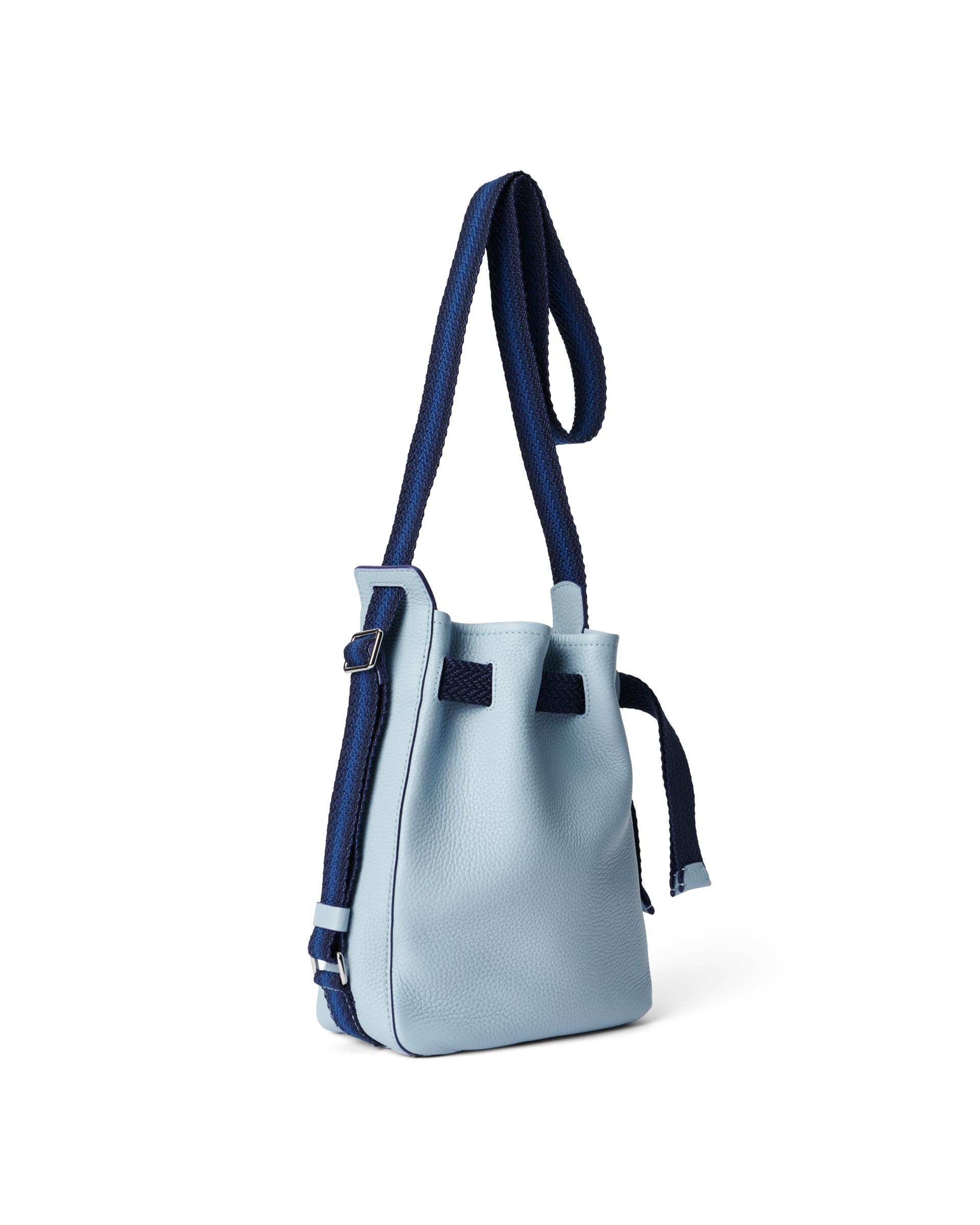 ECCO® Sail Hobo-Tasche aus Leder - Blau - Back
