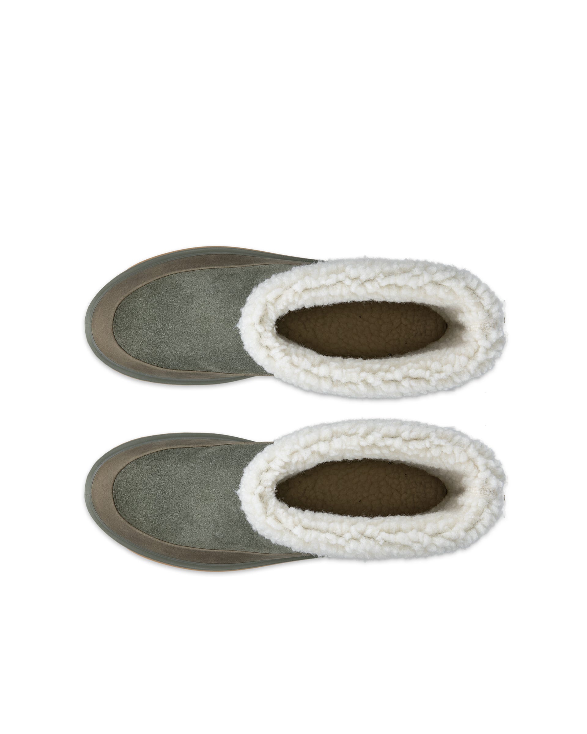 Women's ECCO® GLACIA Suede Waterproof Winter Boot - Green - Outside