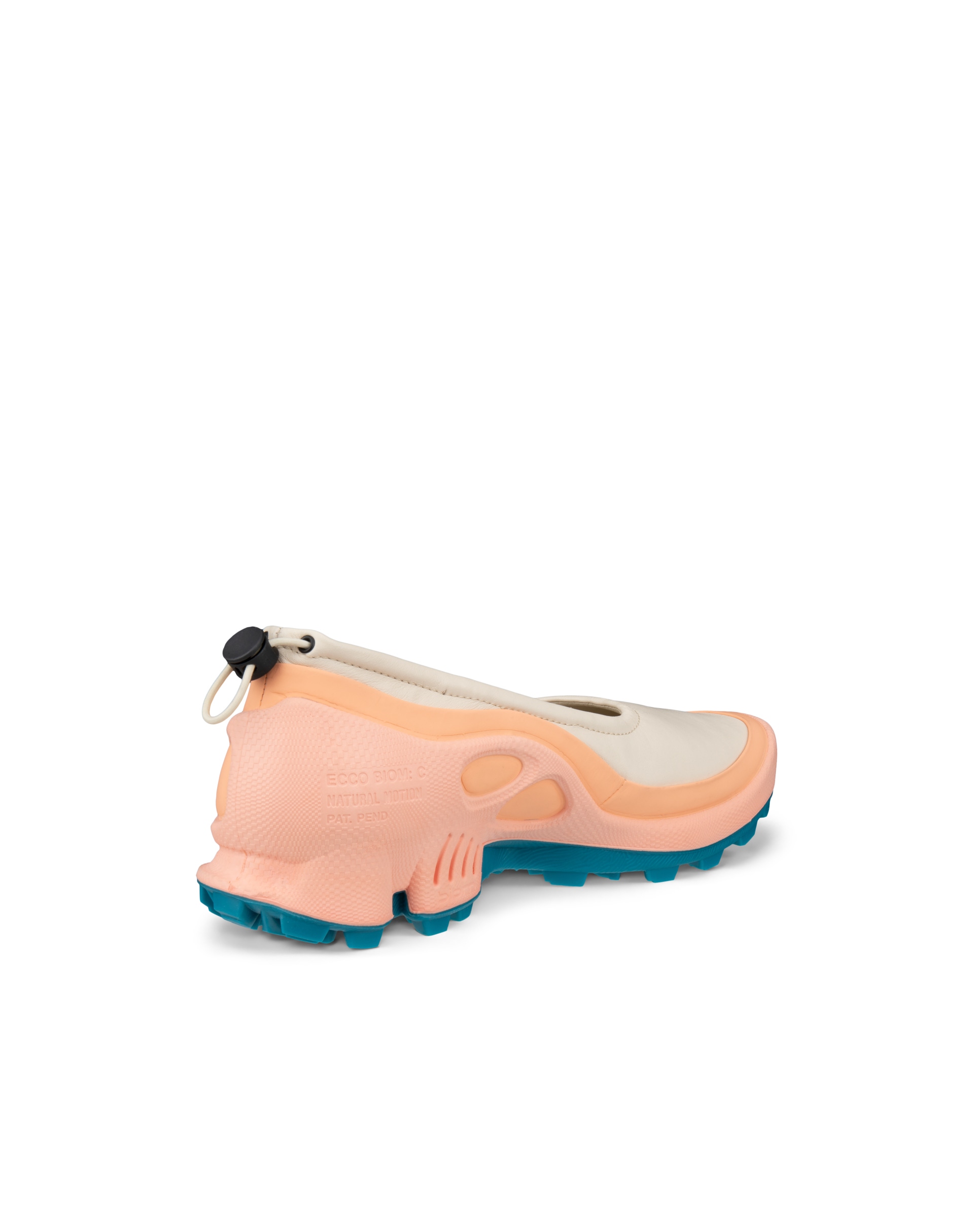 Zapatillas de piel sin cordones ECCO® BIOM C-Trail para mujer - Naranja - Back