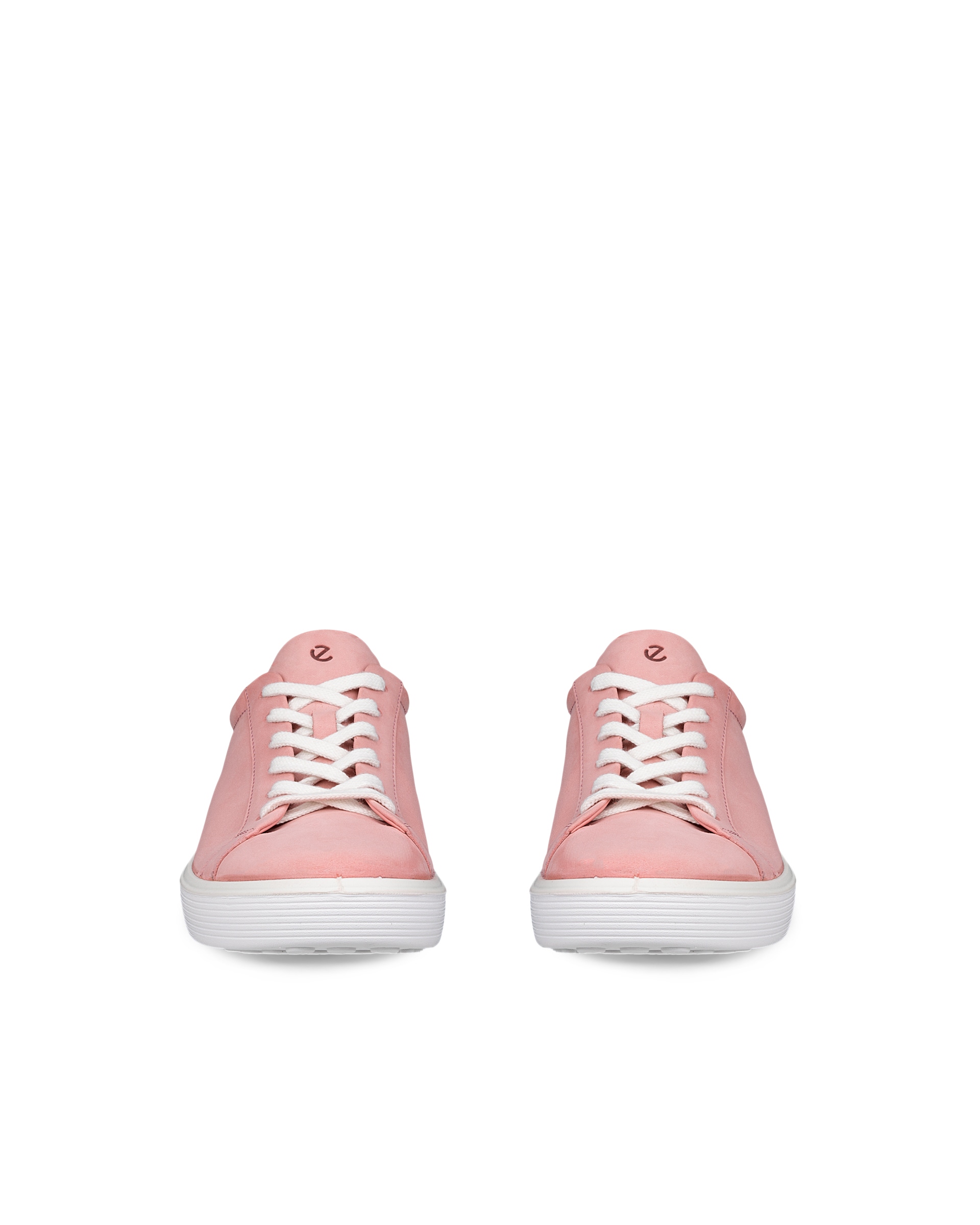 ECCO® Soft 60 baskets en nubuck pour femme - Rose - Front pair