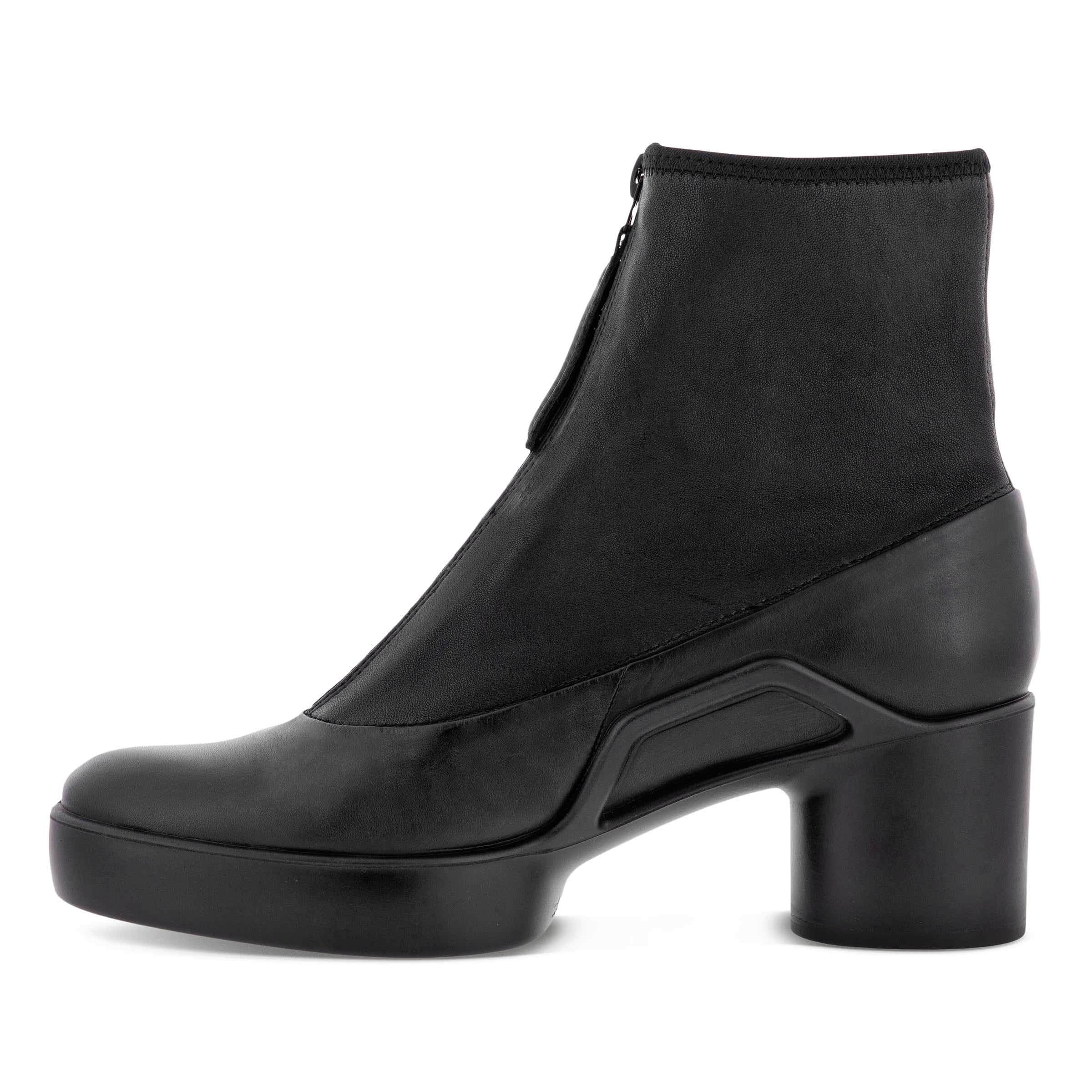 ECCO Shape Sculpted Motion 35 Zipped Ankle Boot - Black - Inside