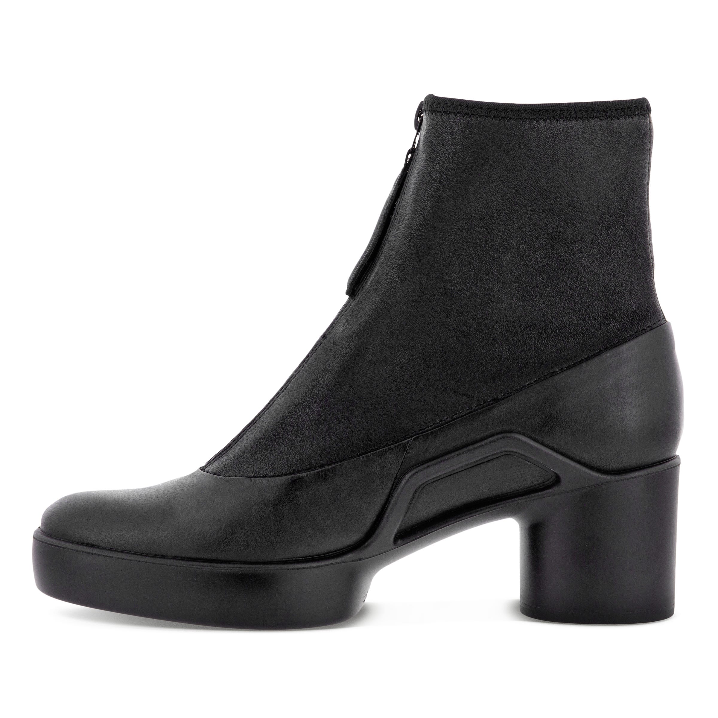 ECCO Shape Sculpted Motion 35 Zipped Ankle Boot - Black - Inside