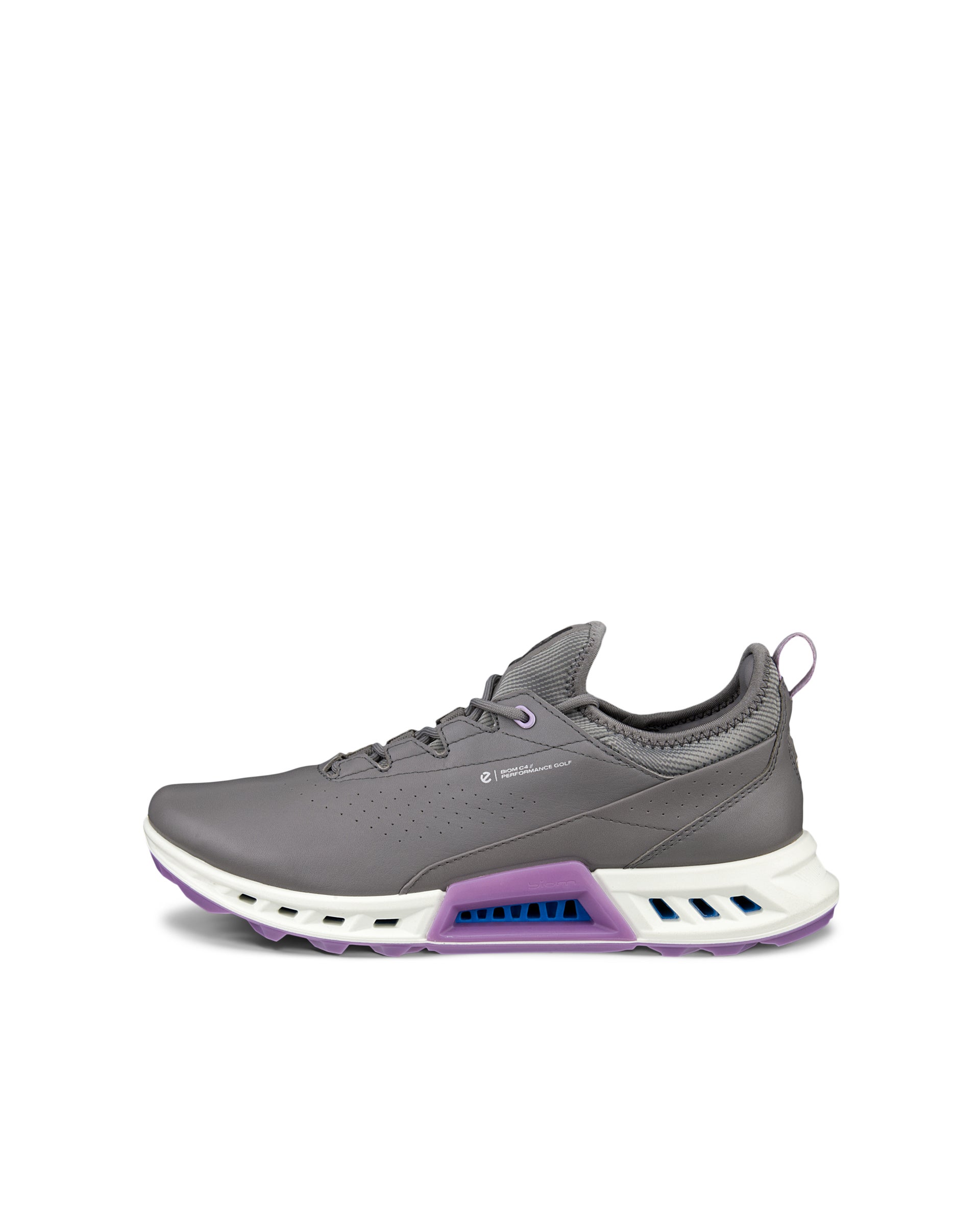 ECCO Golf BIOM C4 ウィメンズ レザーGore-Texゴルフシューズ - グレー - Outside