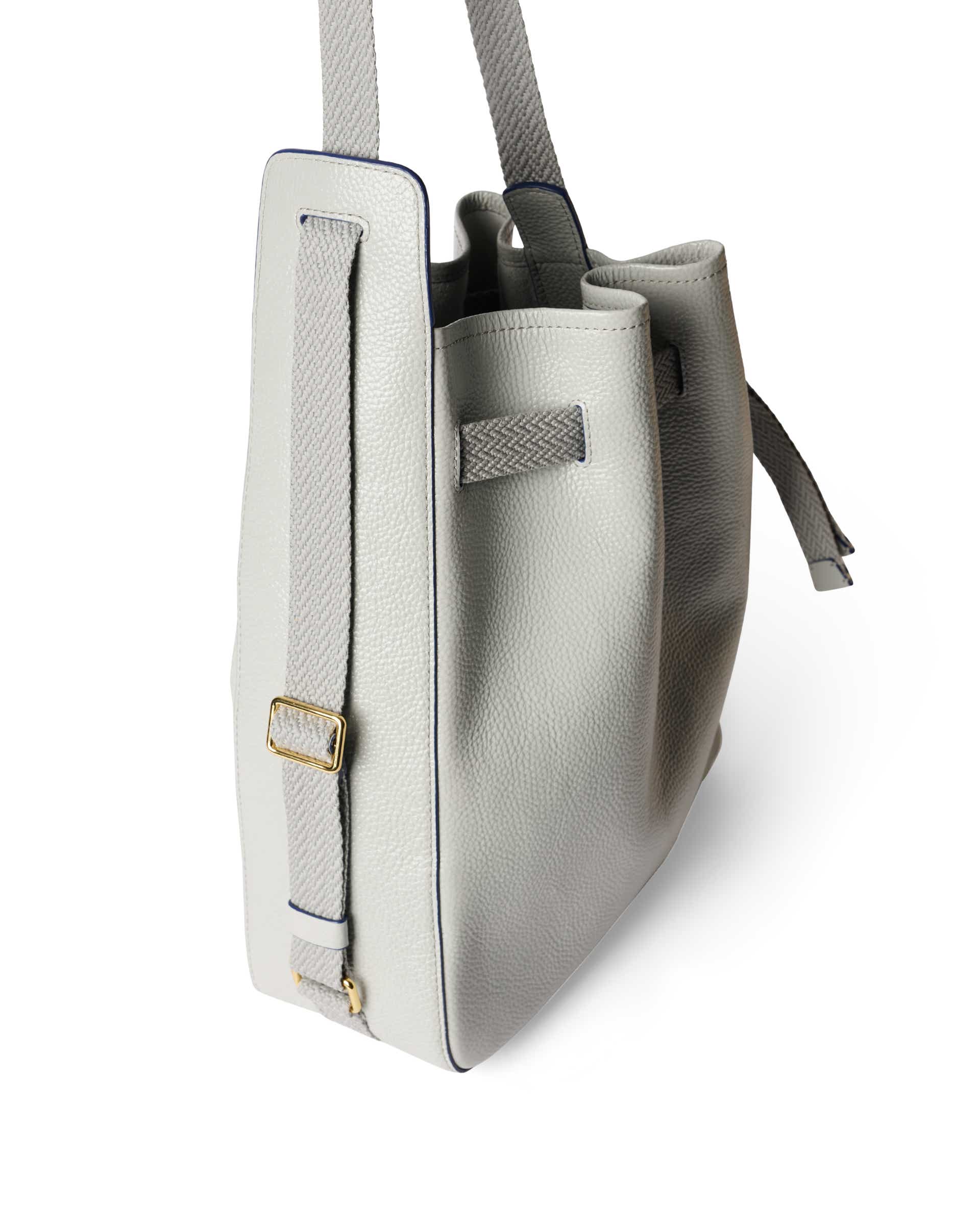 ECCO Sail Medium レザーショルダーバッグ - グレー - Detail-1