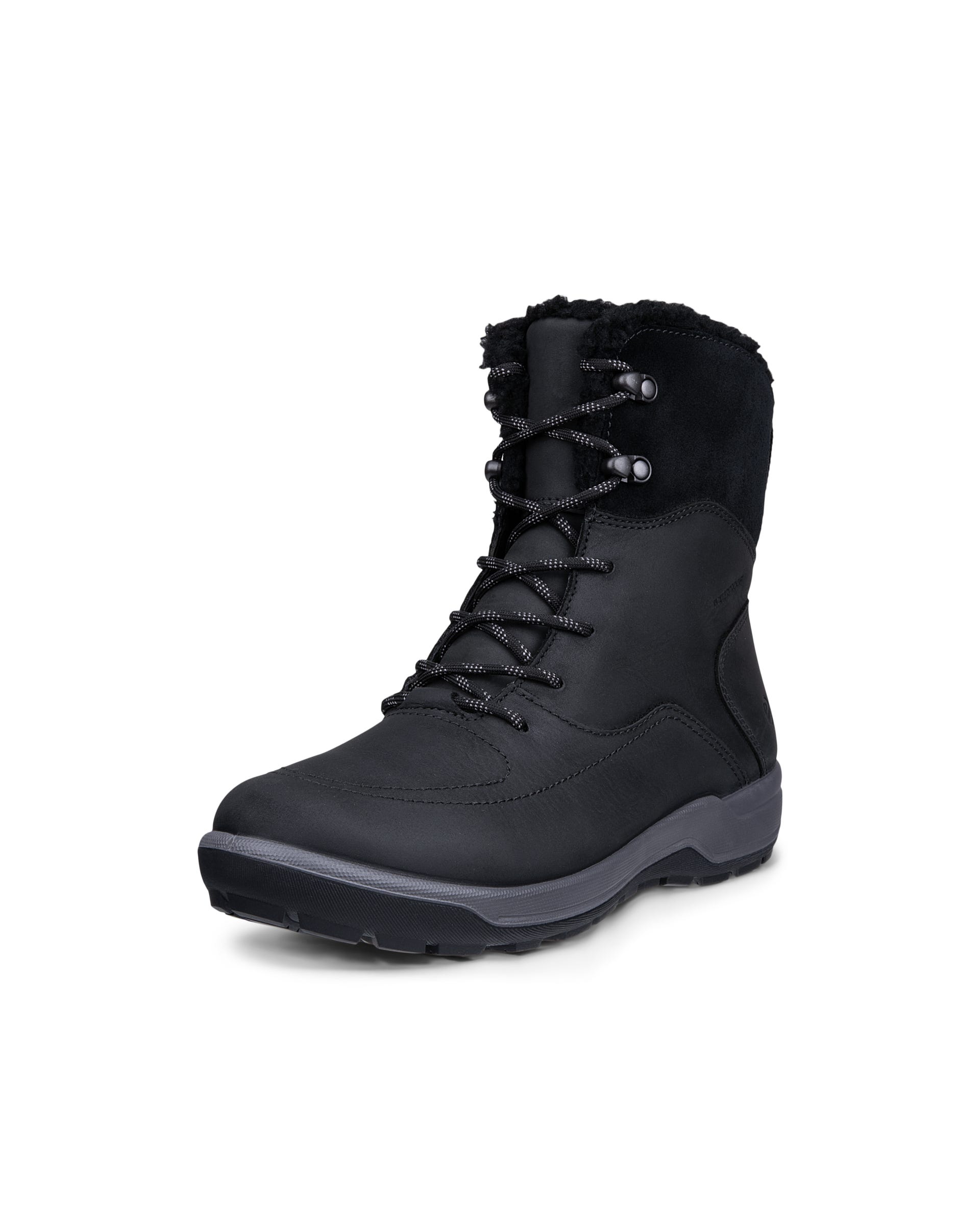 Women's ECCO® Trace Lite Waterproof Oiled Nubuck Boot - Black - Main