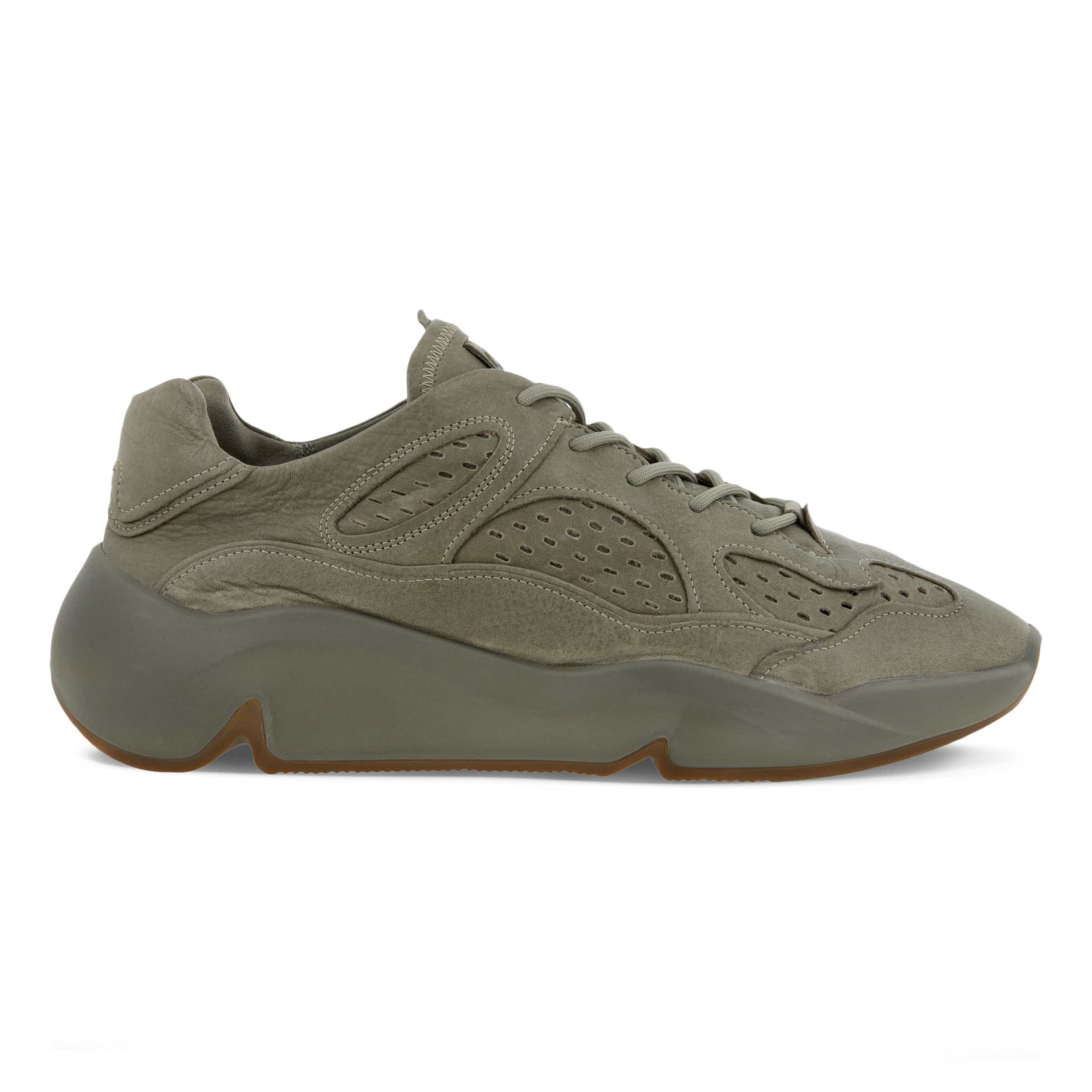 ECCO Chunky Sneaker メンズ レザープラットフォームスニーカー