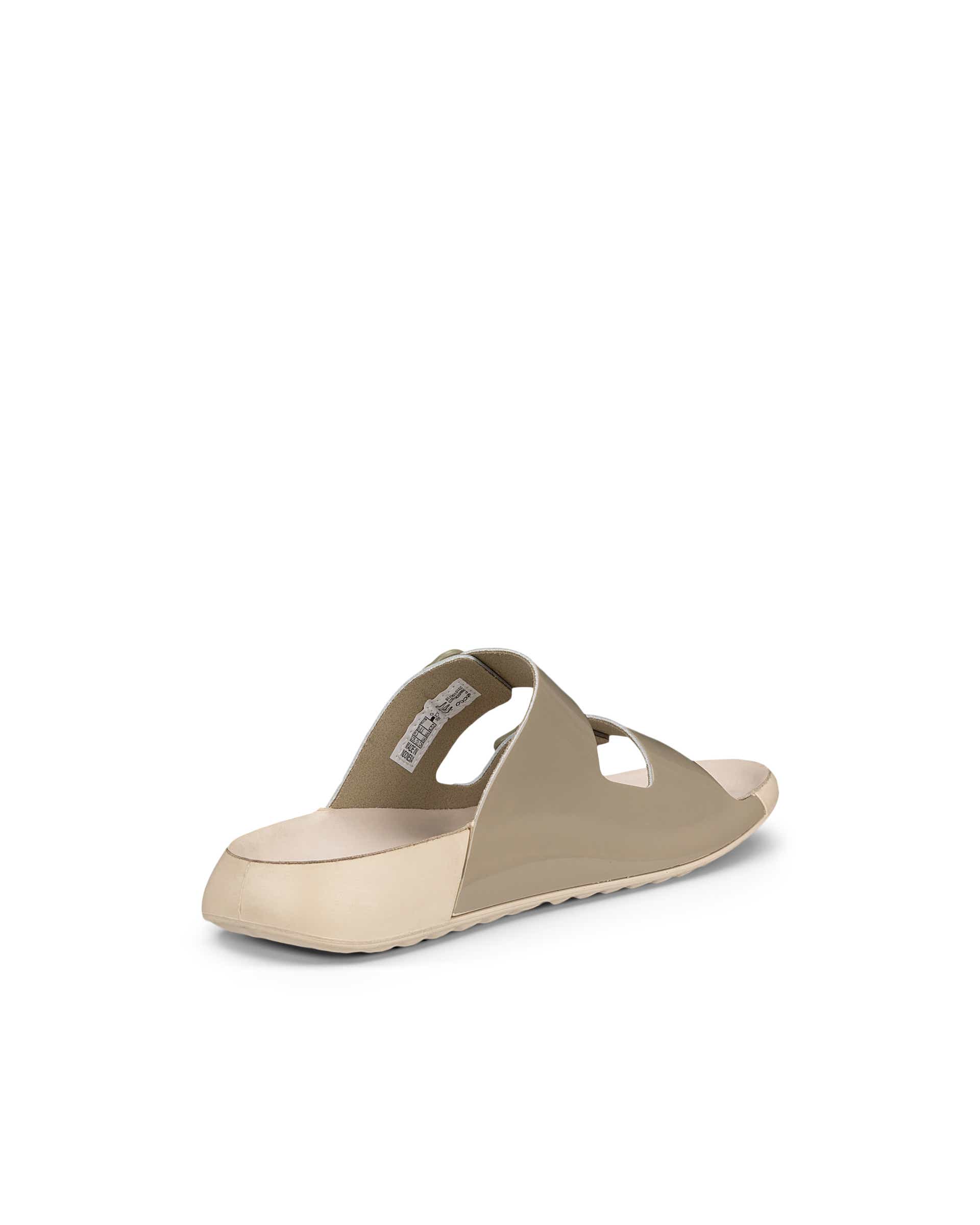 ECCO Cozmo Sandal ウィメンズ レザー2ストラップサンダル - グリーン - Back