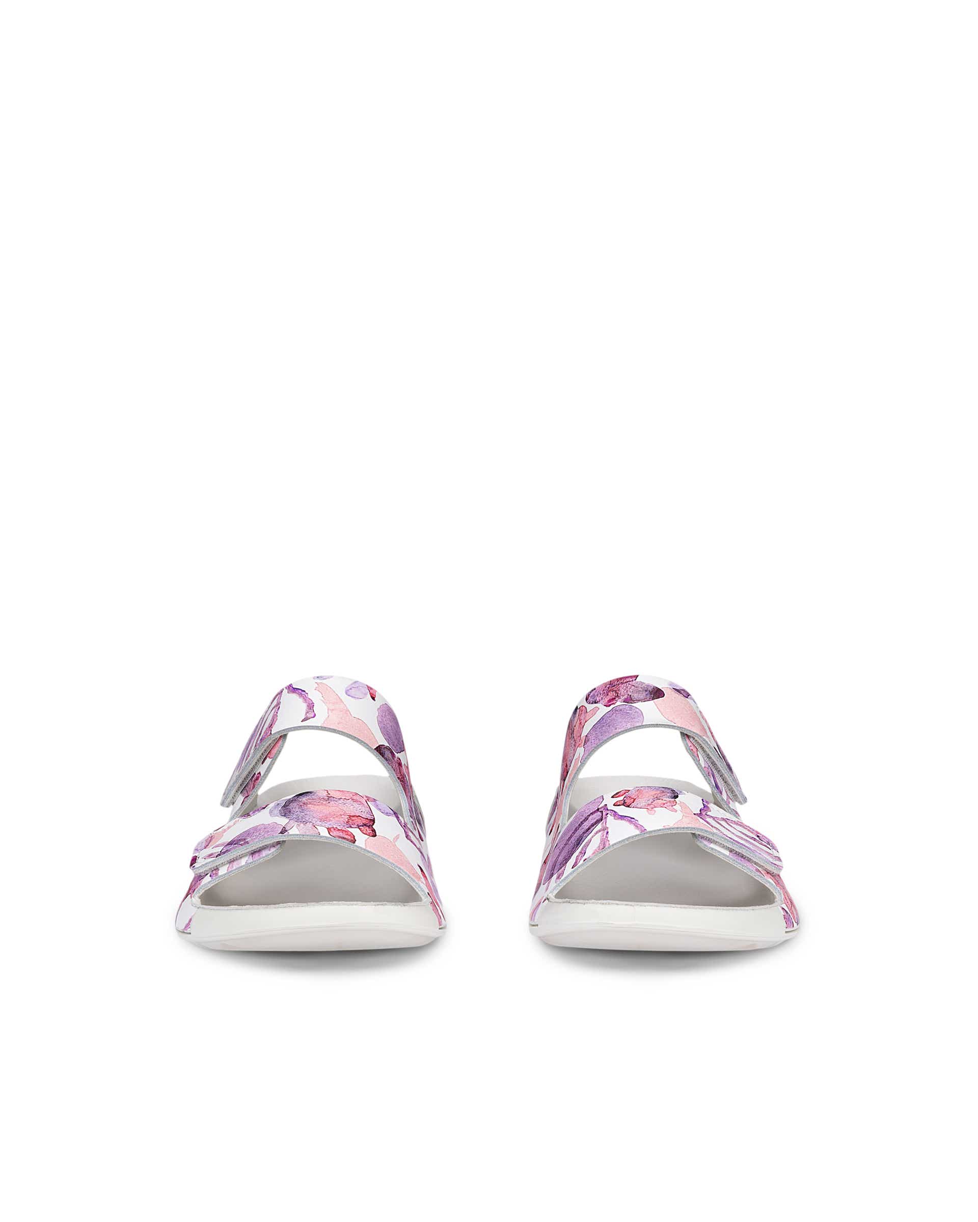 ECCO COZMO 2-STRAP WOMEN'S SLIDE SANDAL - Multicolour - Front pair