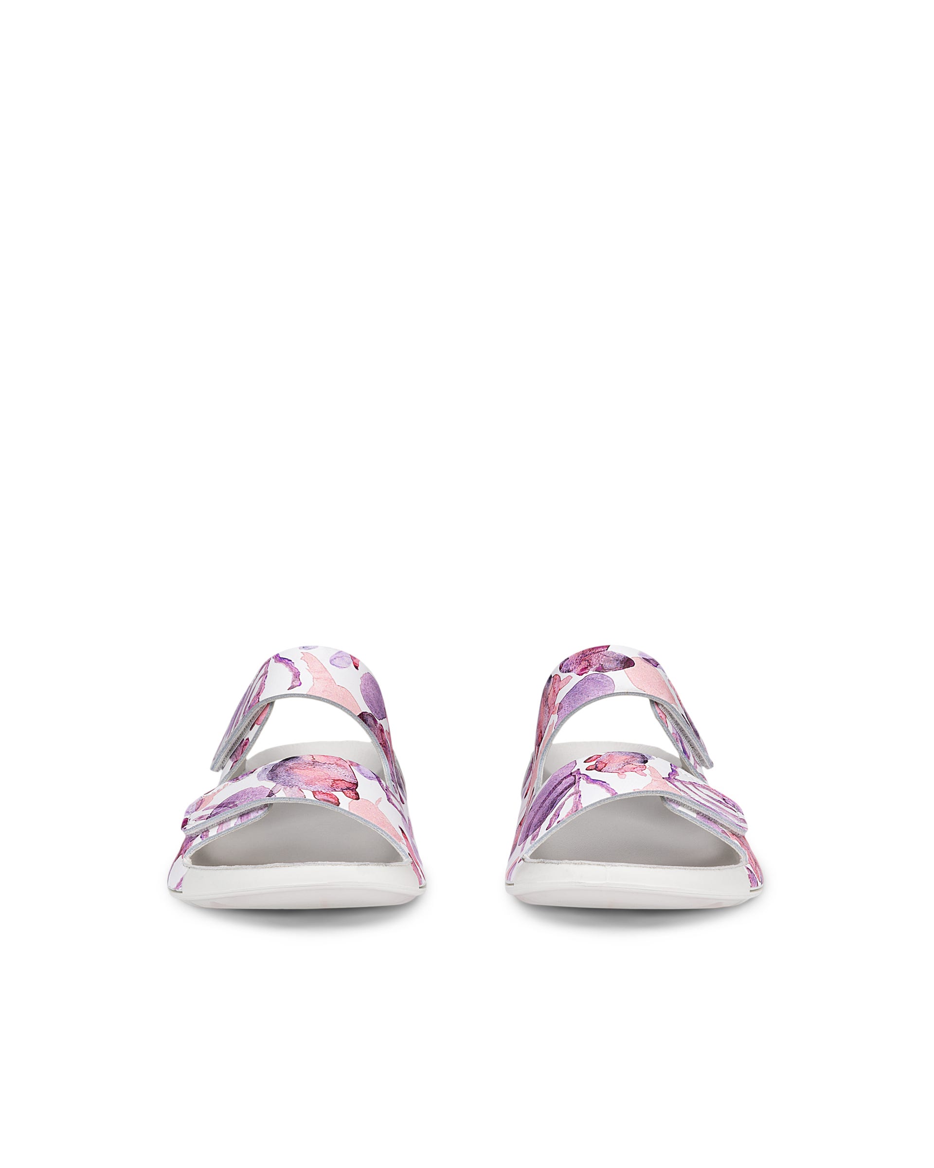 ECCO COZMO 2-STRAP WOMEN'S SLIDE SANDAL - Multicolour - Front pair