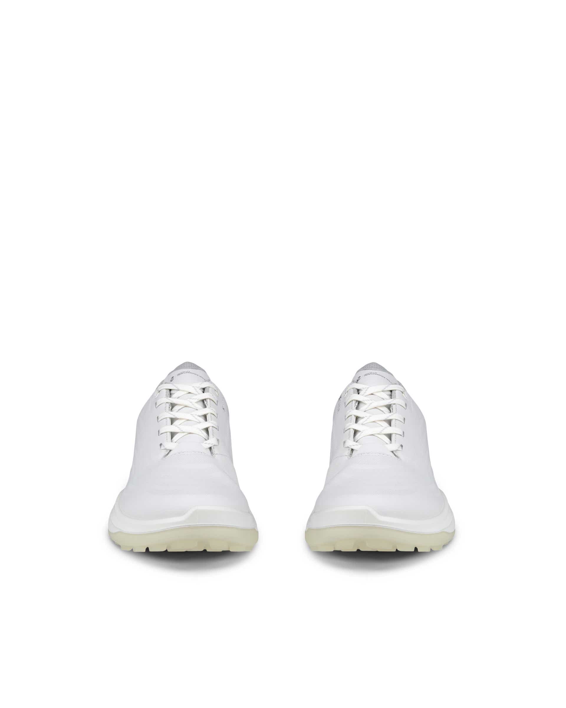 Women's ECCO® Golf LT1 Hybrid Leather Waterproof Shoe - White - Front pair