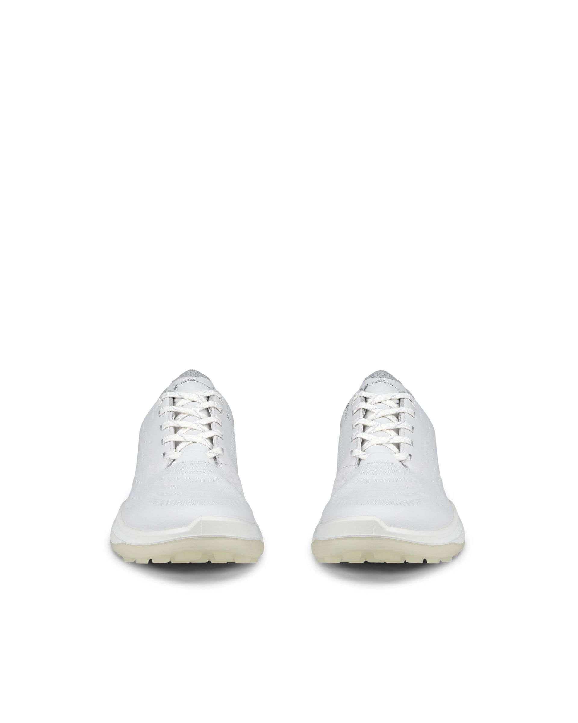 Women's ECCO® Golf LT1 Hybrid Leather Waterproof Shoe - White - Front pair