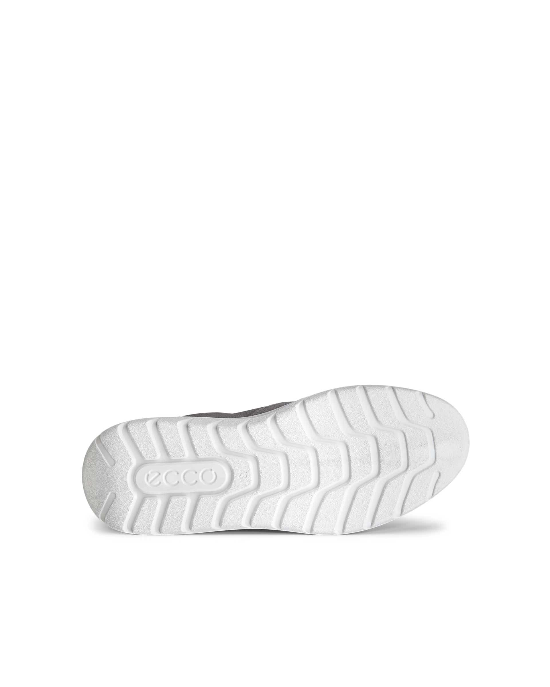 Men's ECCO® CITY STRIDE Nubuck Sneaker - Gray - Sole