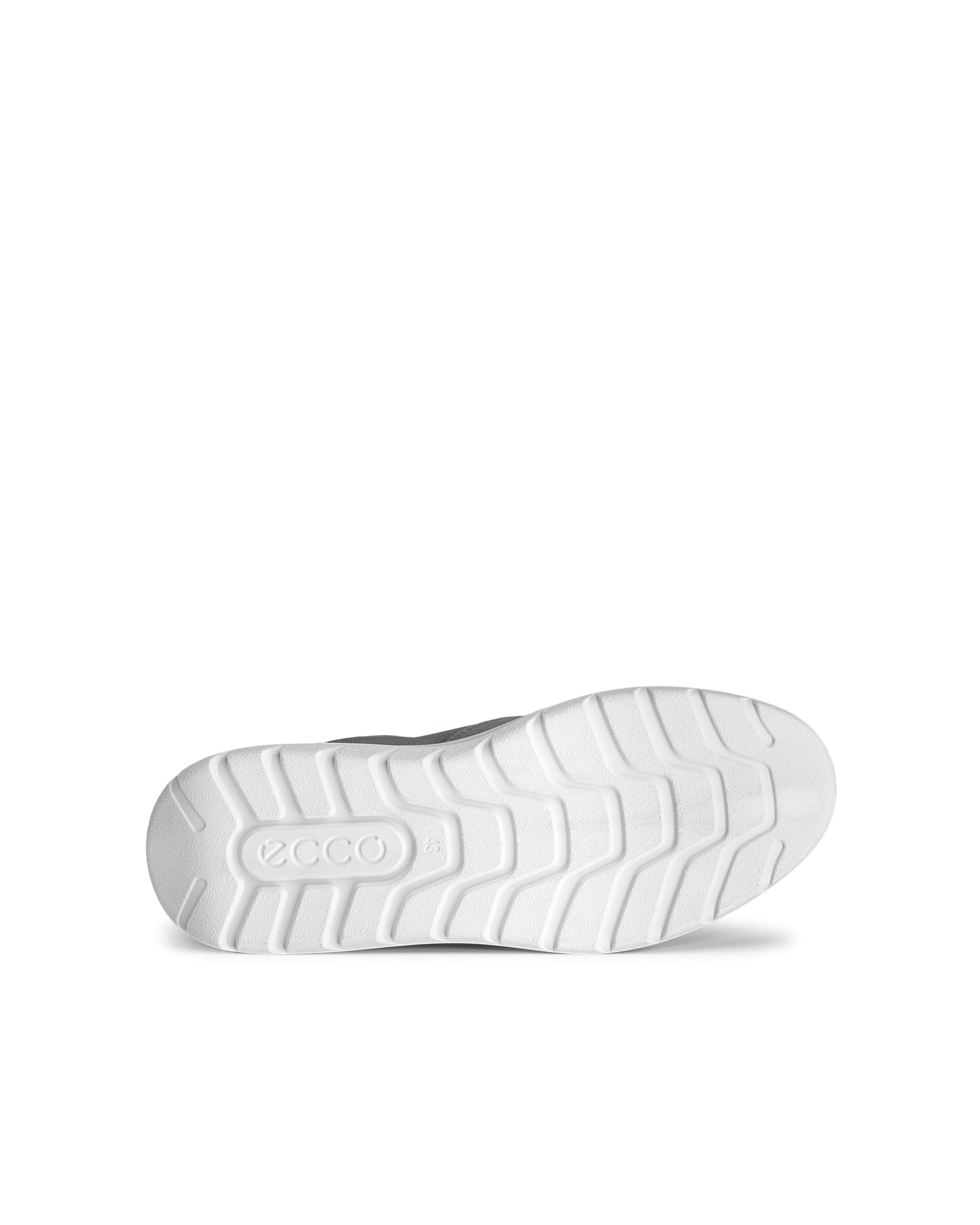 Men's ECCO® CITY STRIDE Nubuck Sneaker - Gray - Sole