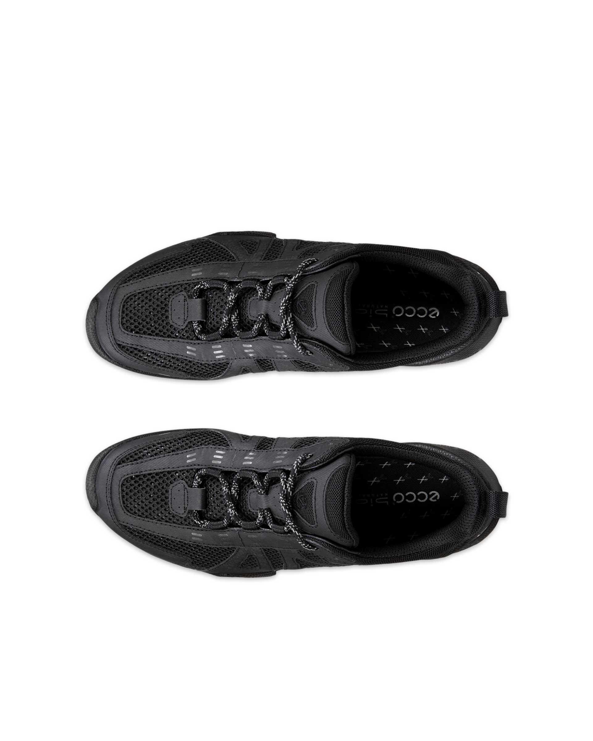 ECCO® BIOM C-TRAIL baskets de plein air en toile pour femme - Noir - Top left pair