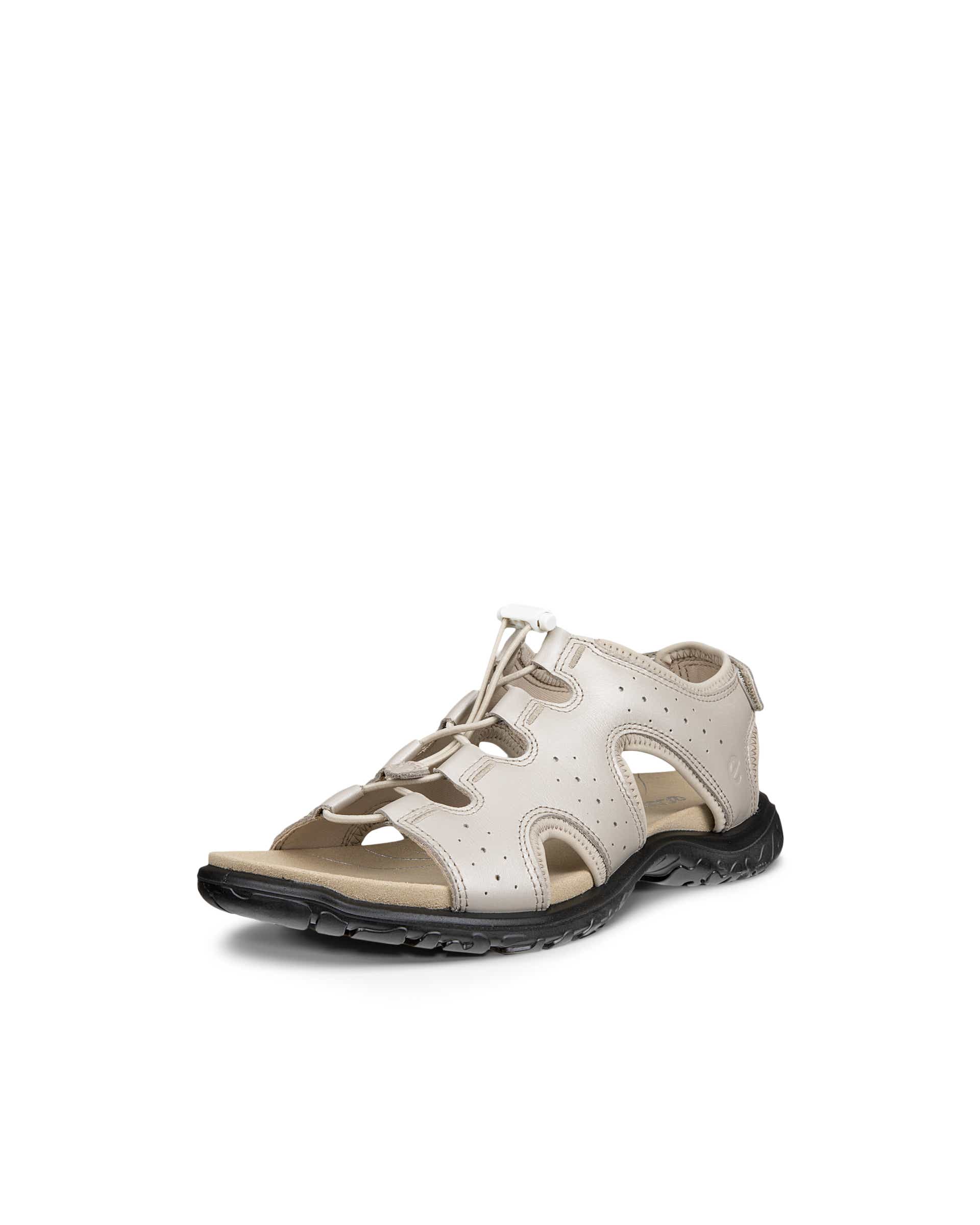 Women's ECCO® Offroad Roam Leather Fisherman Sandal - Gold - Main