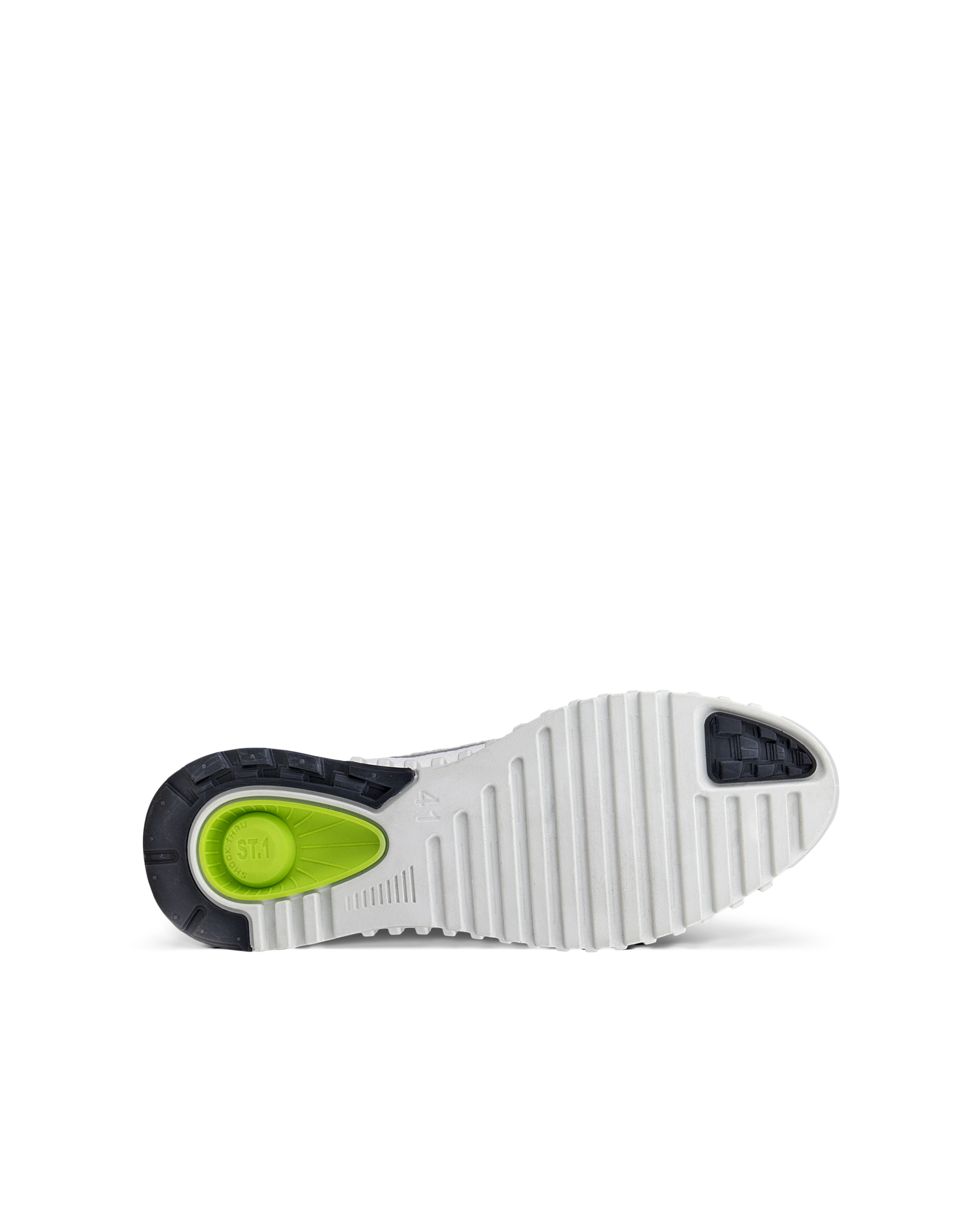 ECCO Zipflex Women's Low Lea/tex - White - Sole